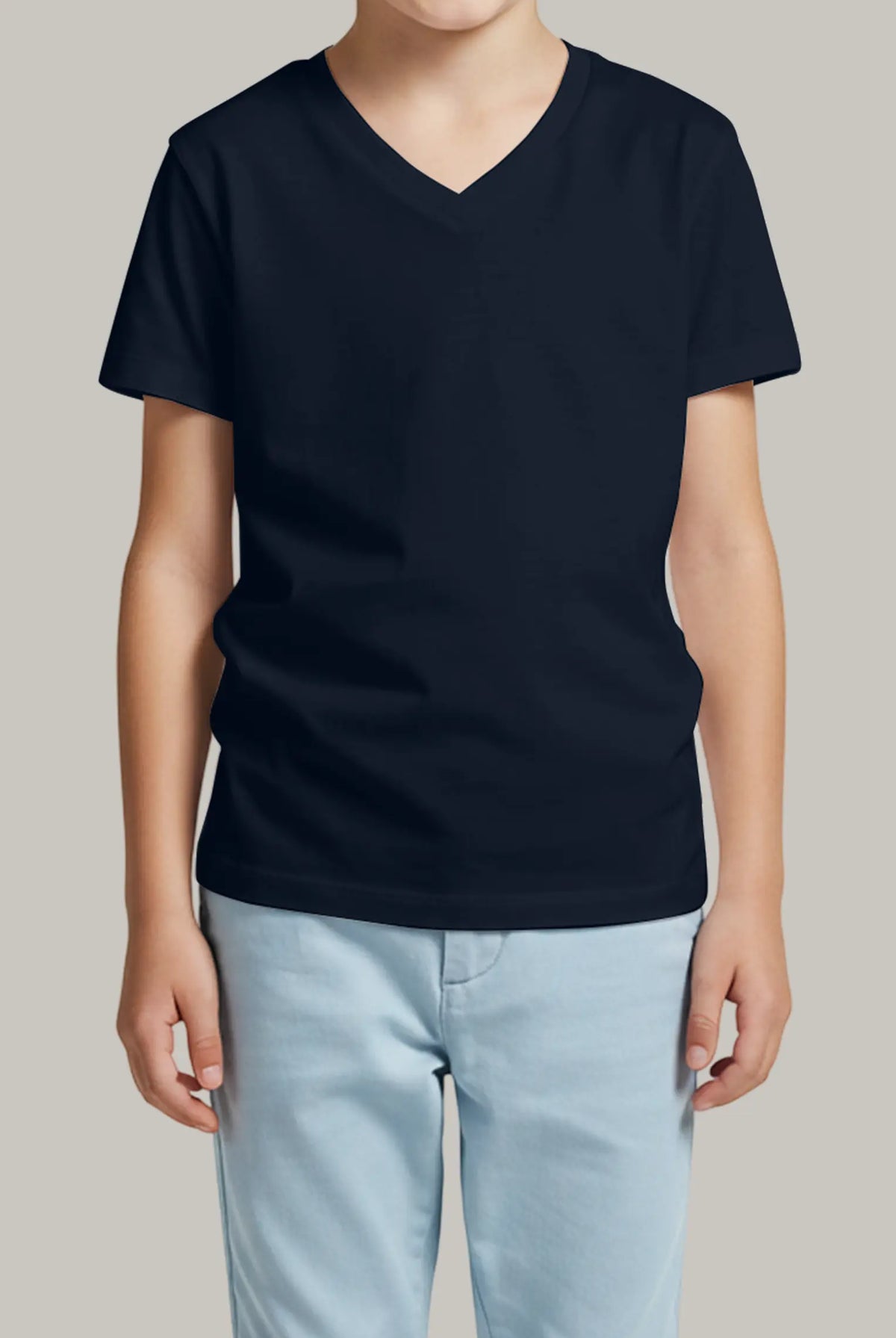 Franela Regular Kids Cuello en V - FashionTex