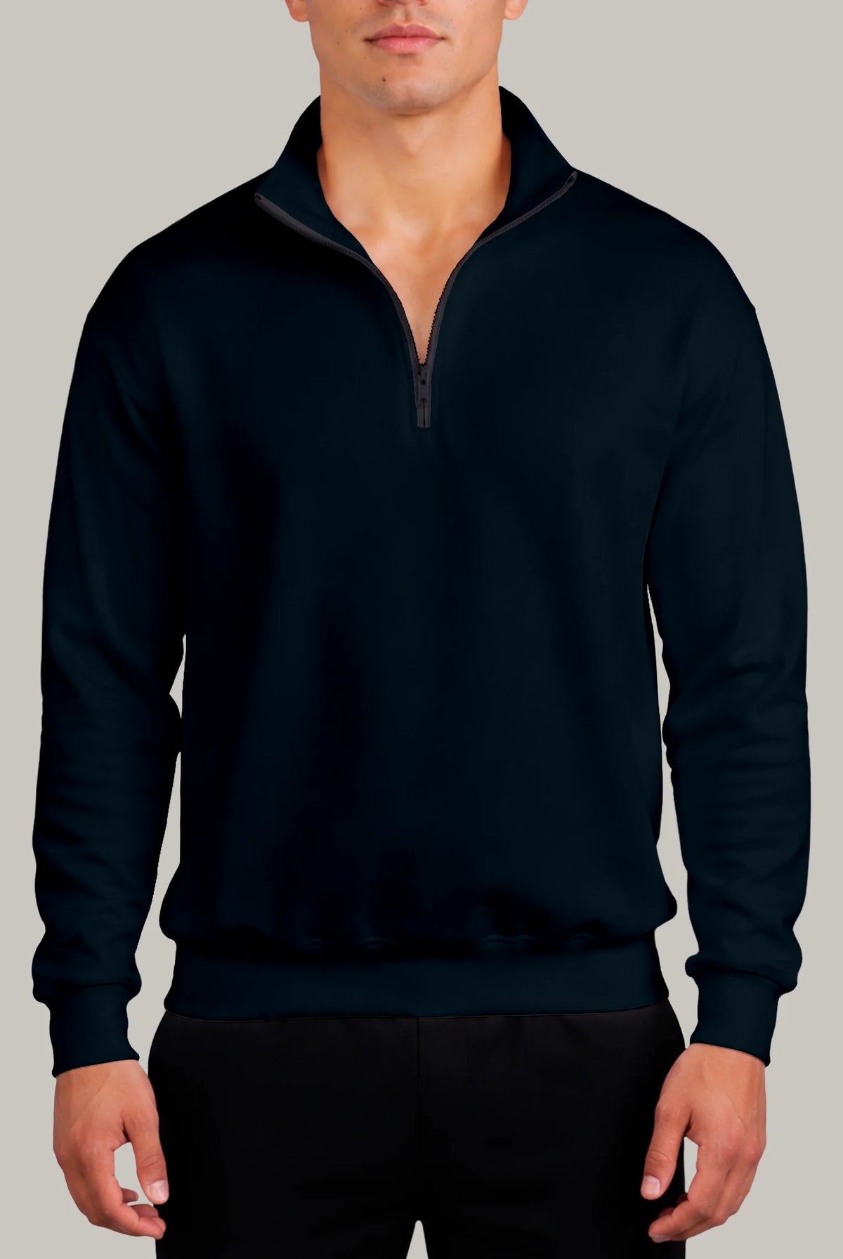 Hoodie Half Zip Unisex - FashionTex
