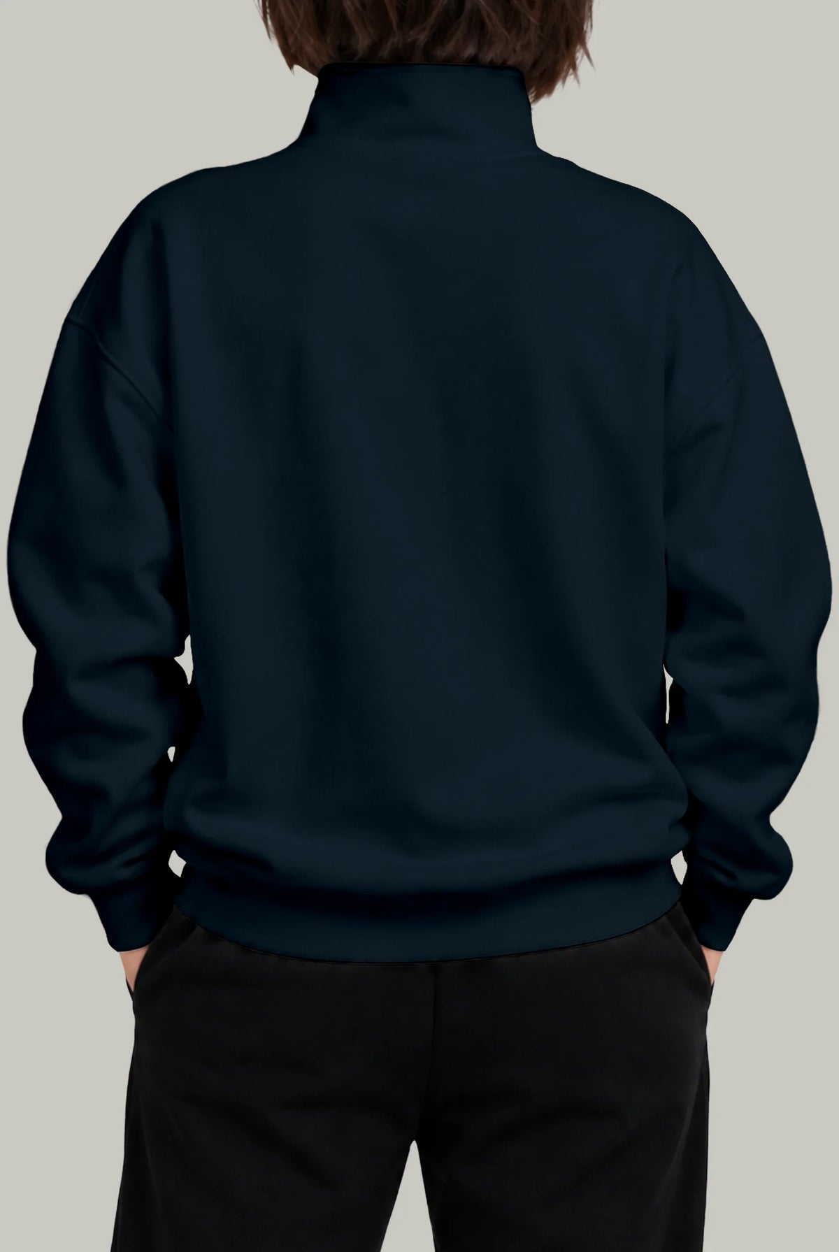 Hoodie Half Zip Unisex - FashionTex