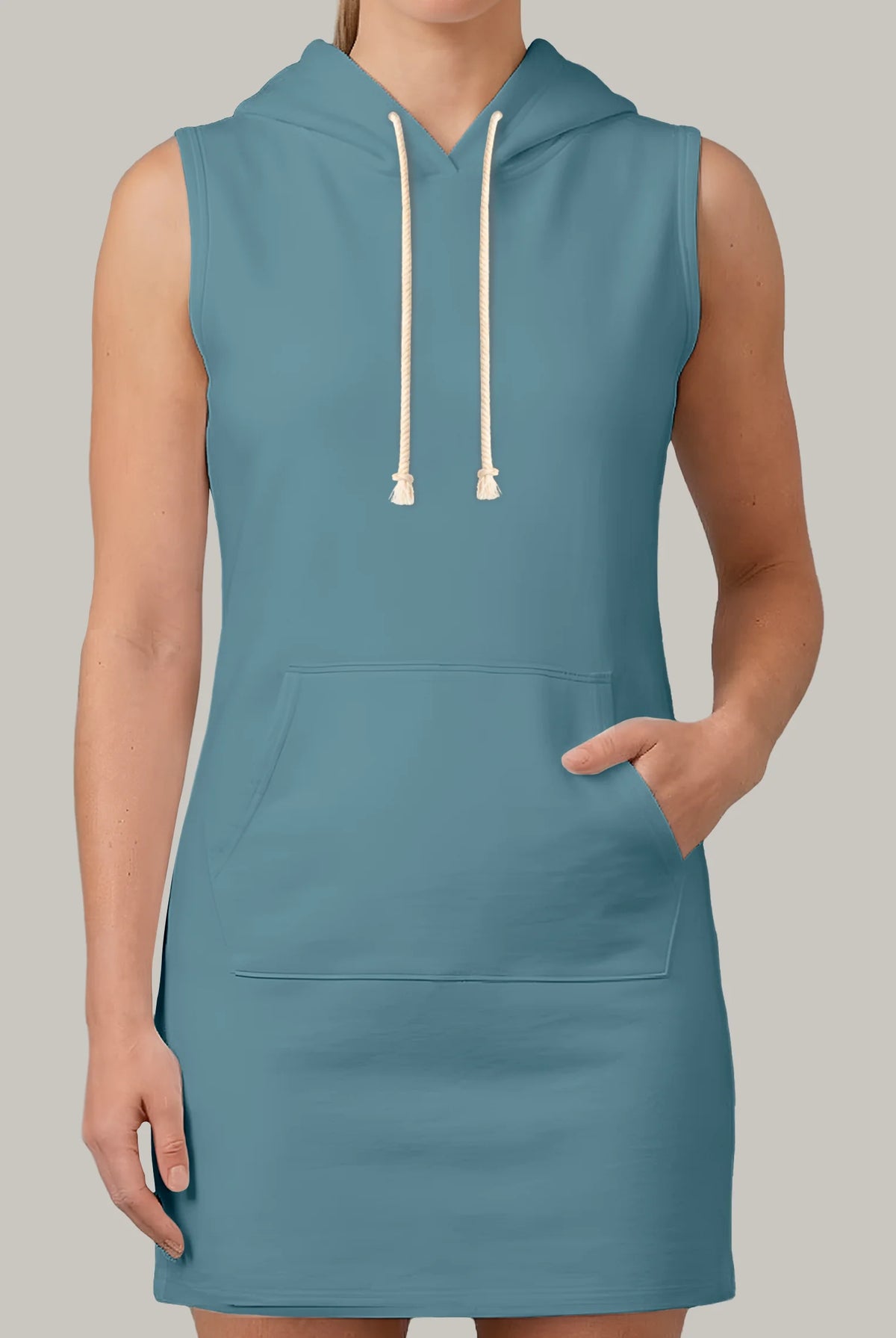 Vestido con Capucha Mujer - FashionTex
