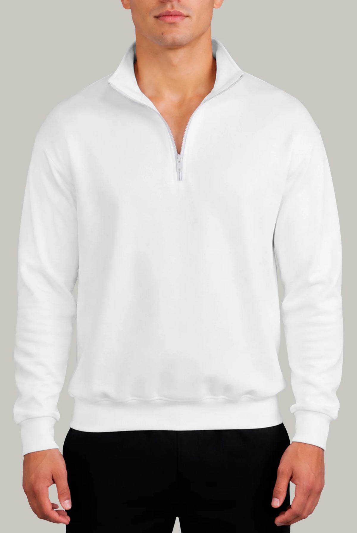 Hoodie Half Zip Unisex - FashionTex