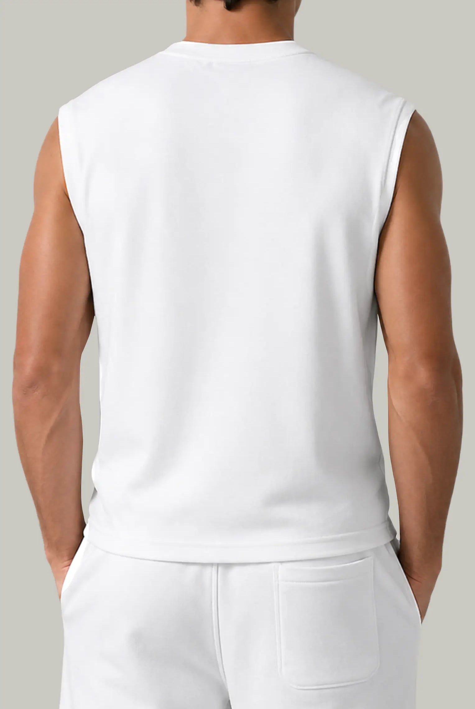 Franela Boxy Fit Sin Manga Hombre - FashionTex