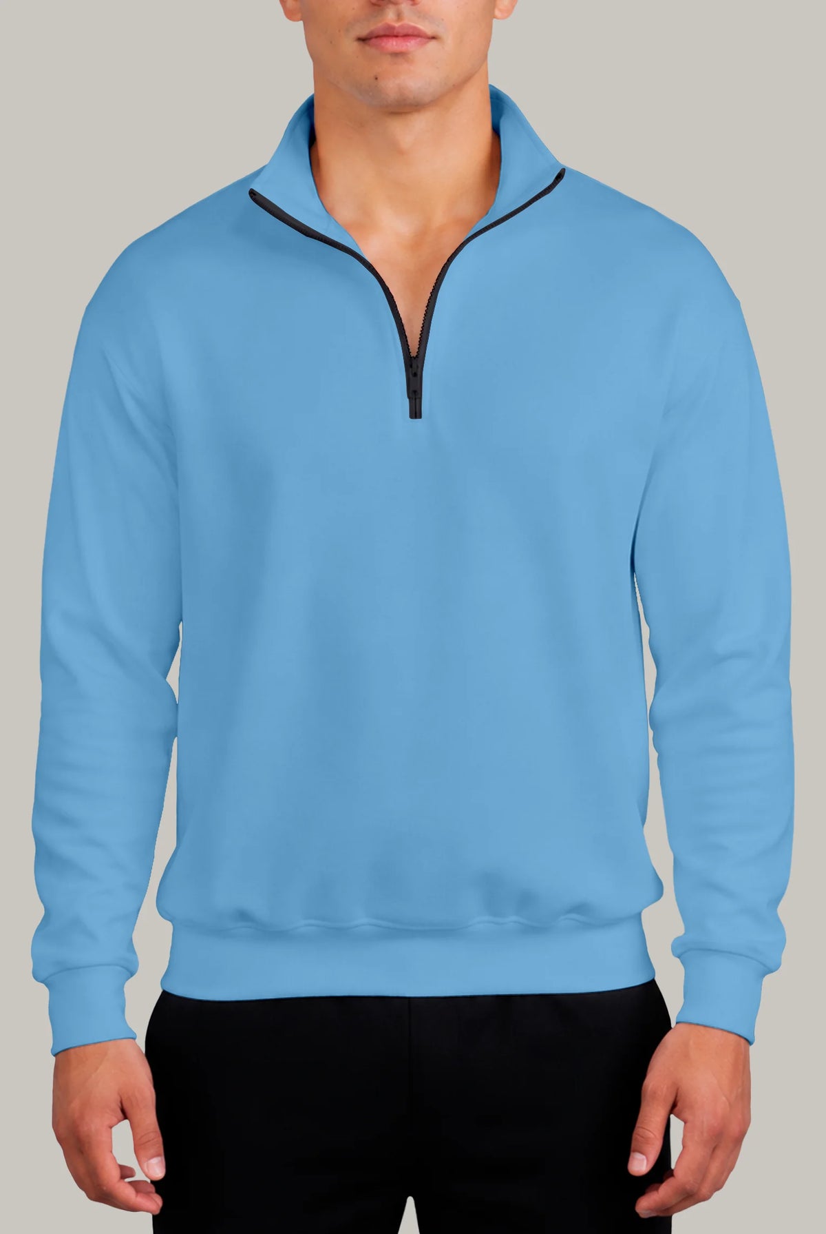 Hoodie Half Zip Unisex - FashionTex