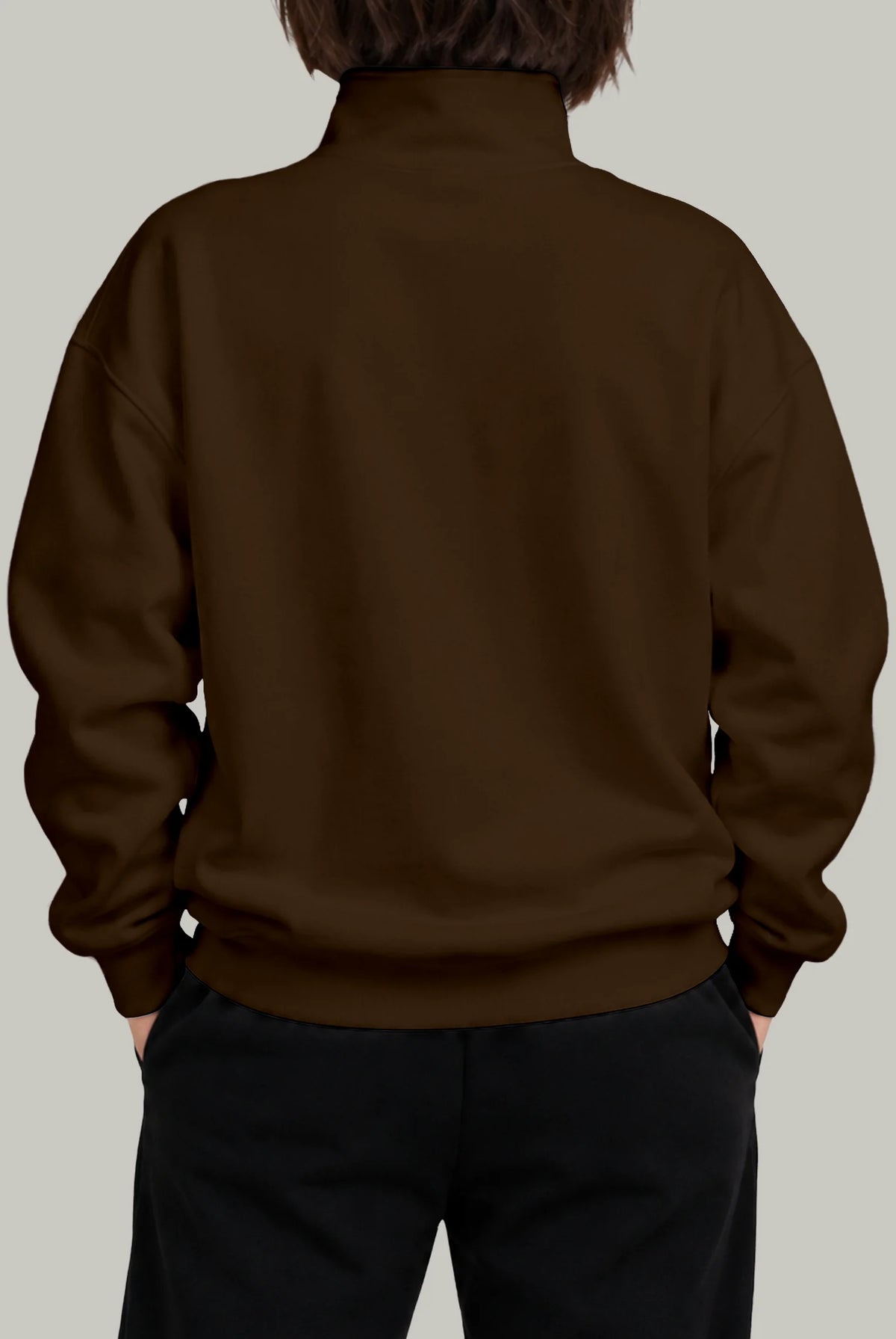 Hoodie Half Zip Unisex - FashionTex
