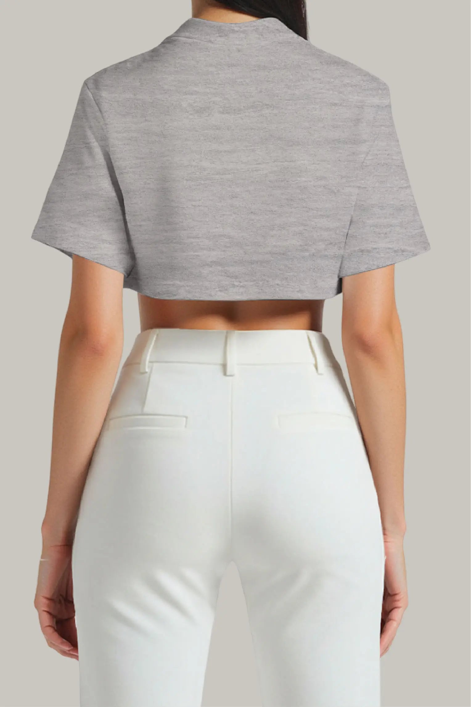 Franela Oversized Croptop 100% Algodón - FashionTex