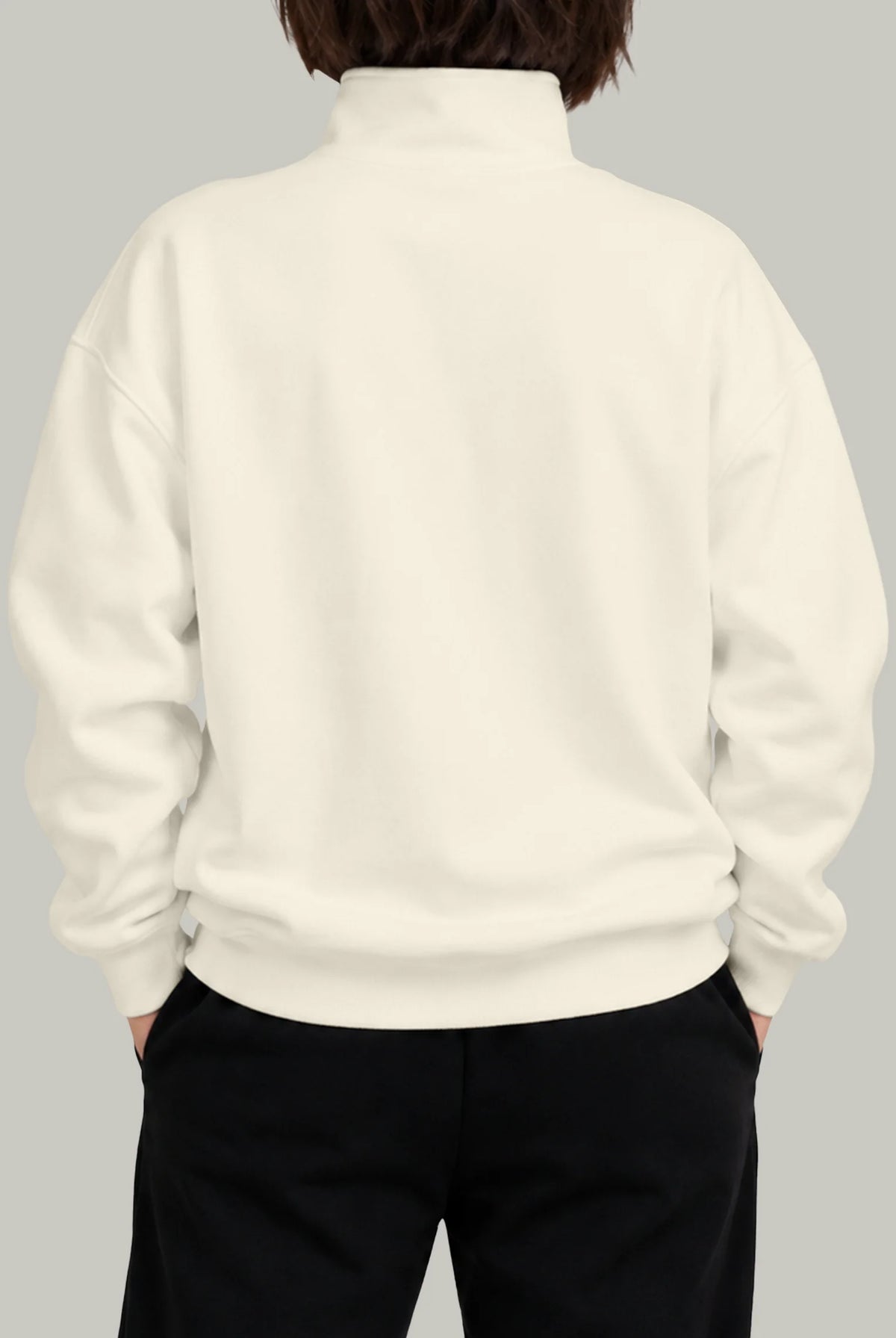 Hoodie Half Zip Unisex - FashionTex