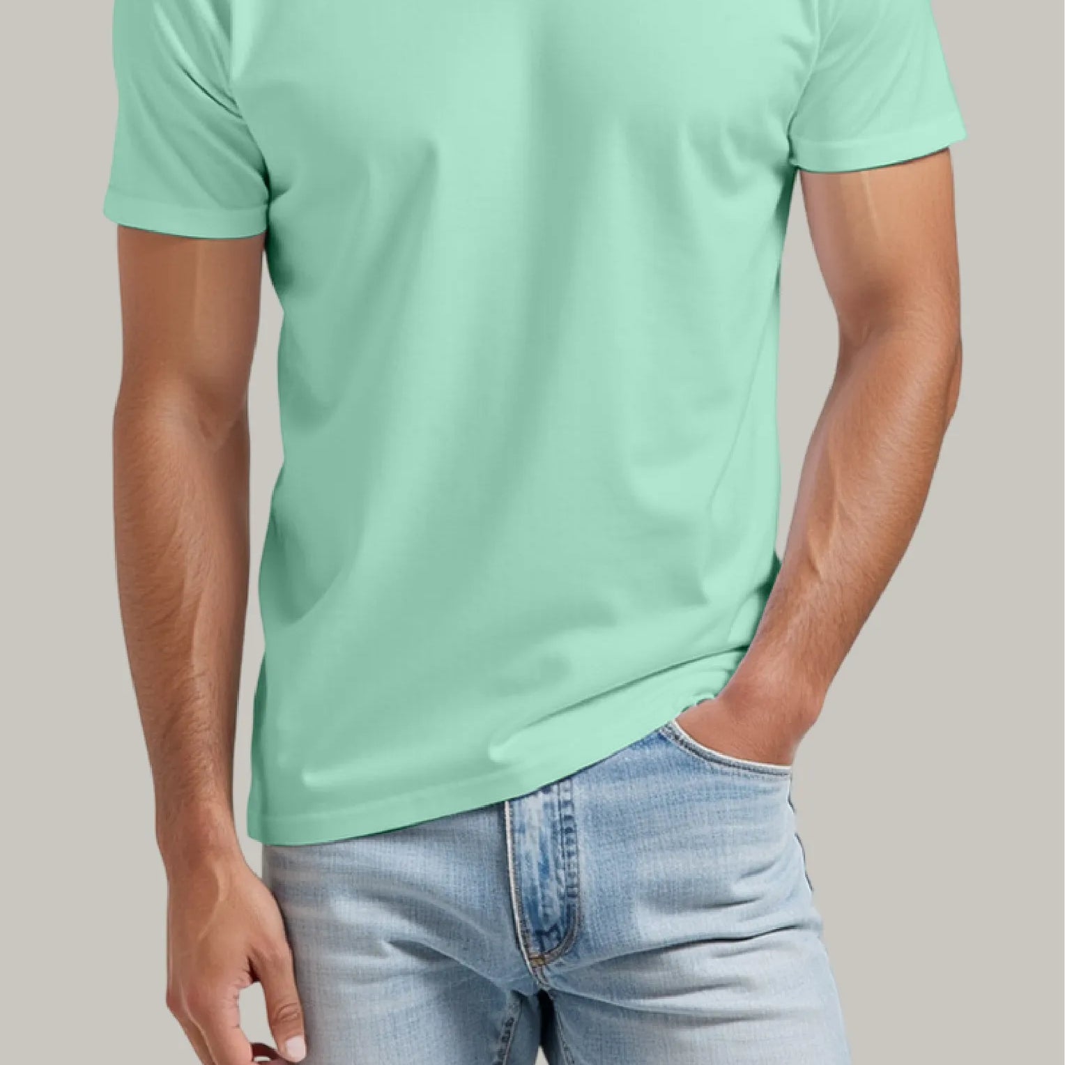 Franela Regular Hombre Cuello en V - FashionTex