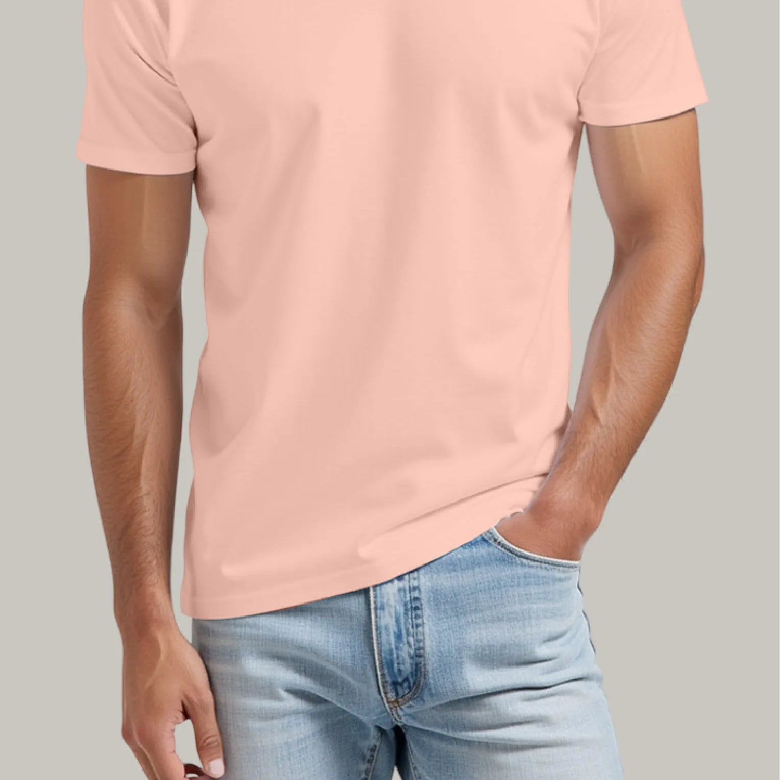 Franela Regular Hombre Cuello en V - FashionTex