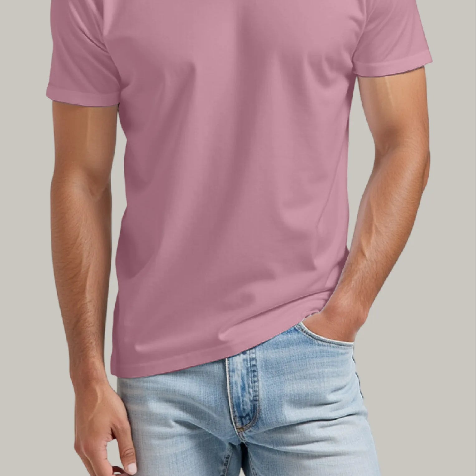 Franela Regular Hombre Cuello en V - FashionTex