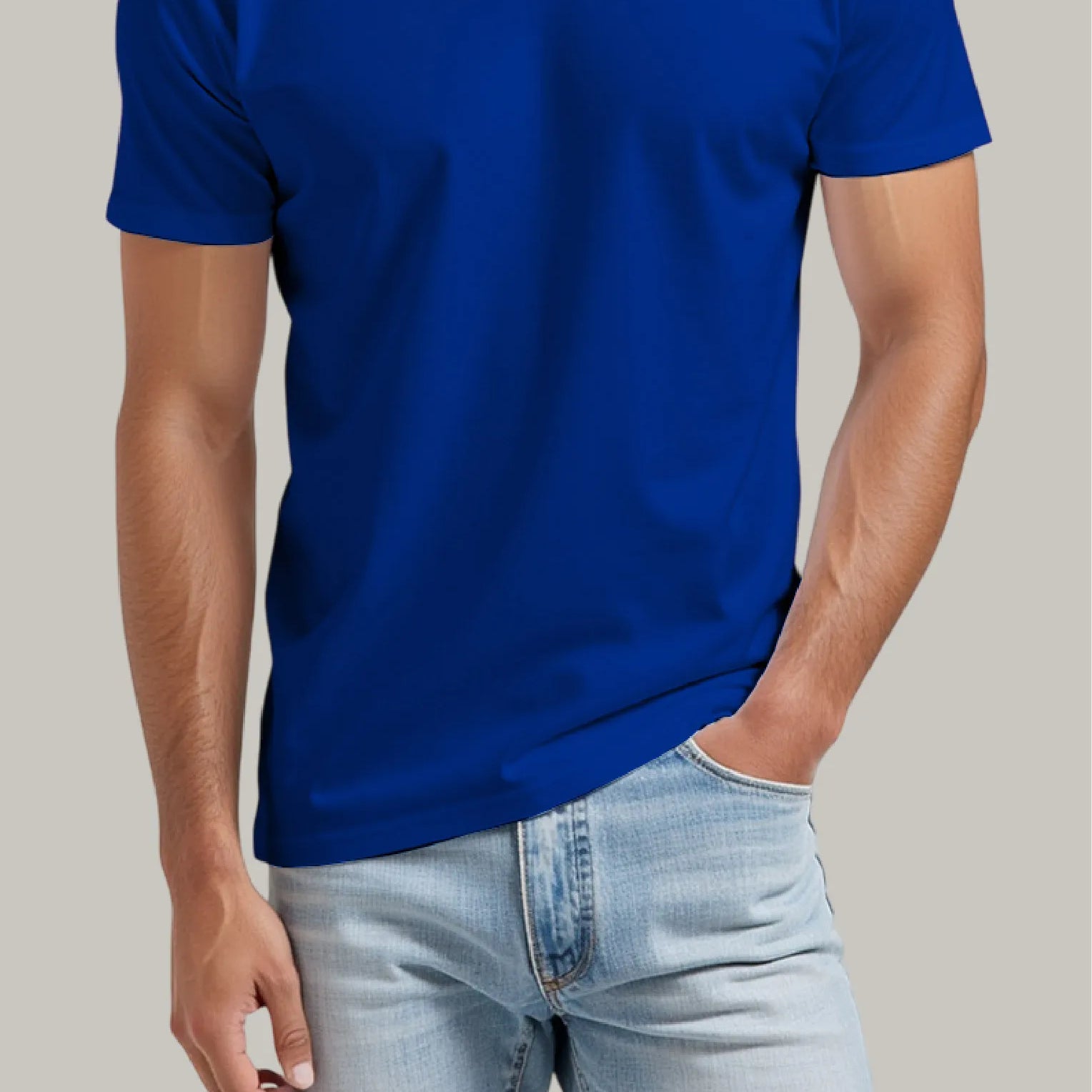 Franela Regular Hombre Cuello en V - FashionTex