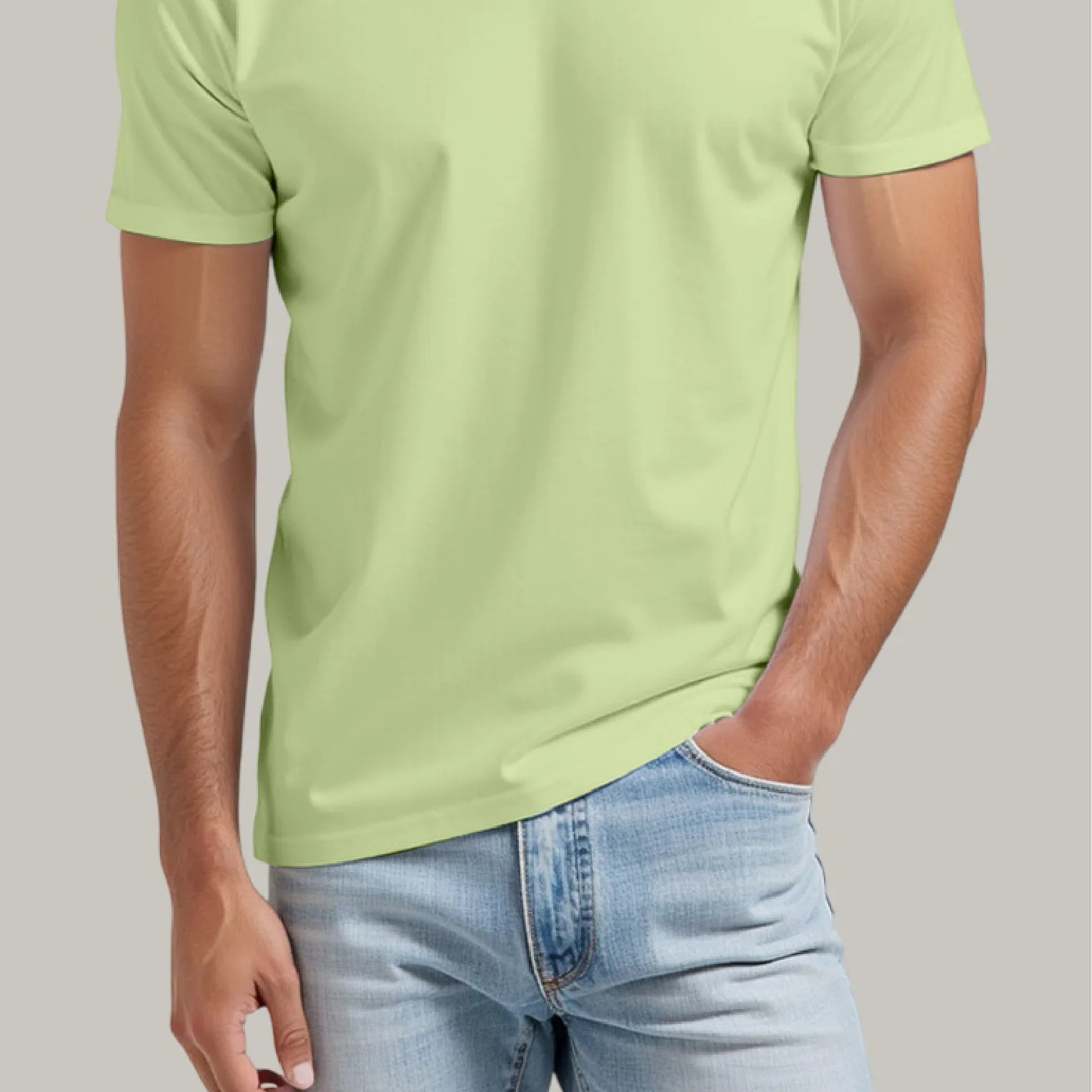 Franela Regular Hombre Cuello en V - FashionTex