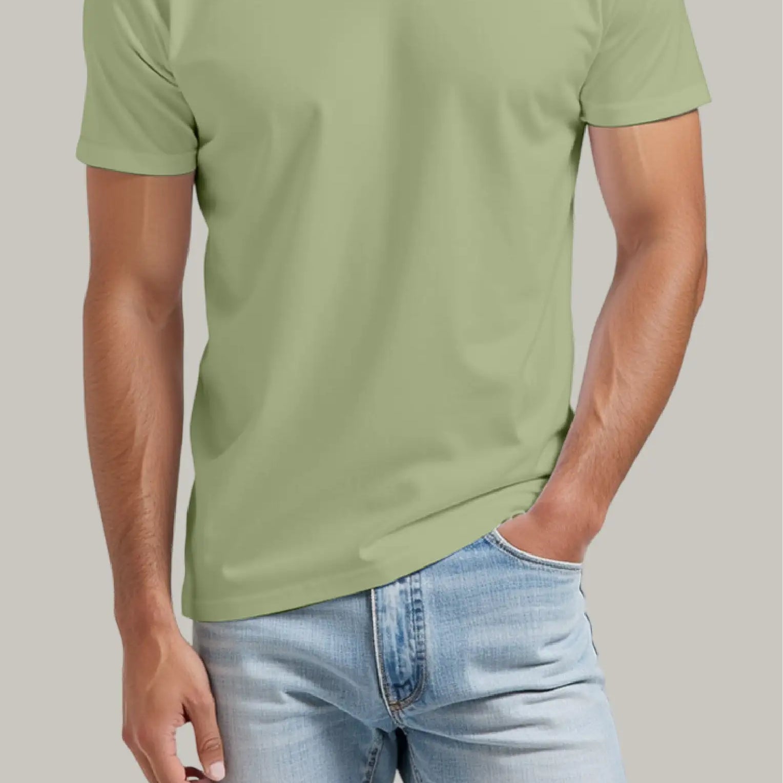 Franela Regular Hombre Cuello en V - FashionTex