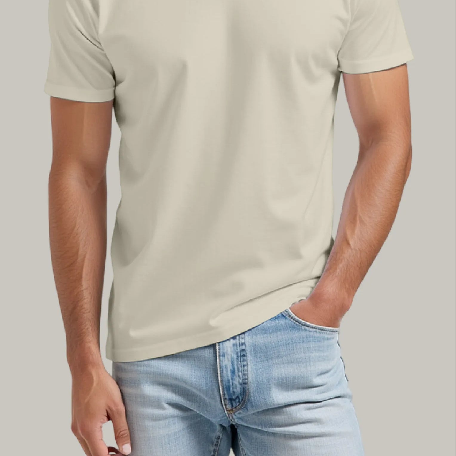 Franela Regular Hombre Cuello en V - FashionTex