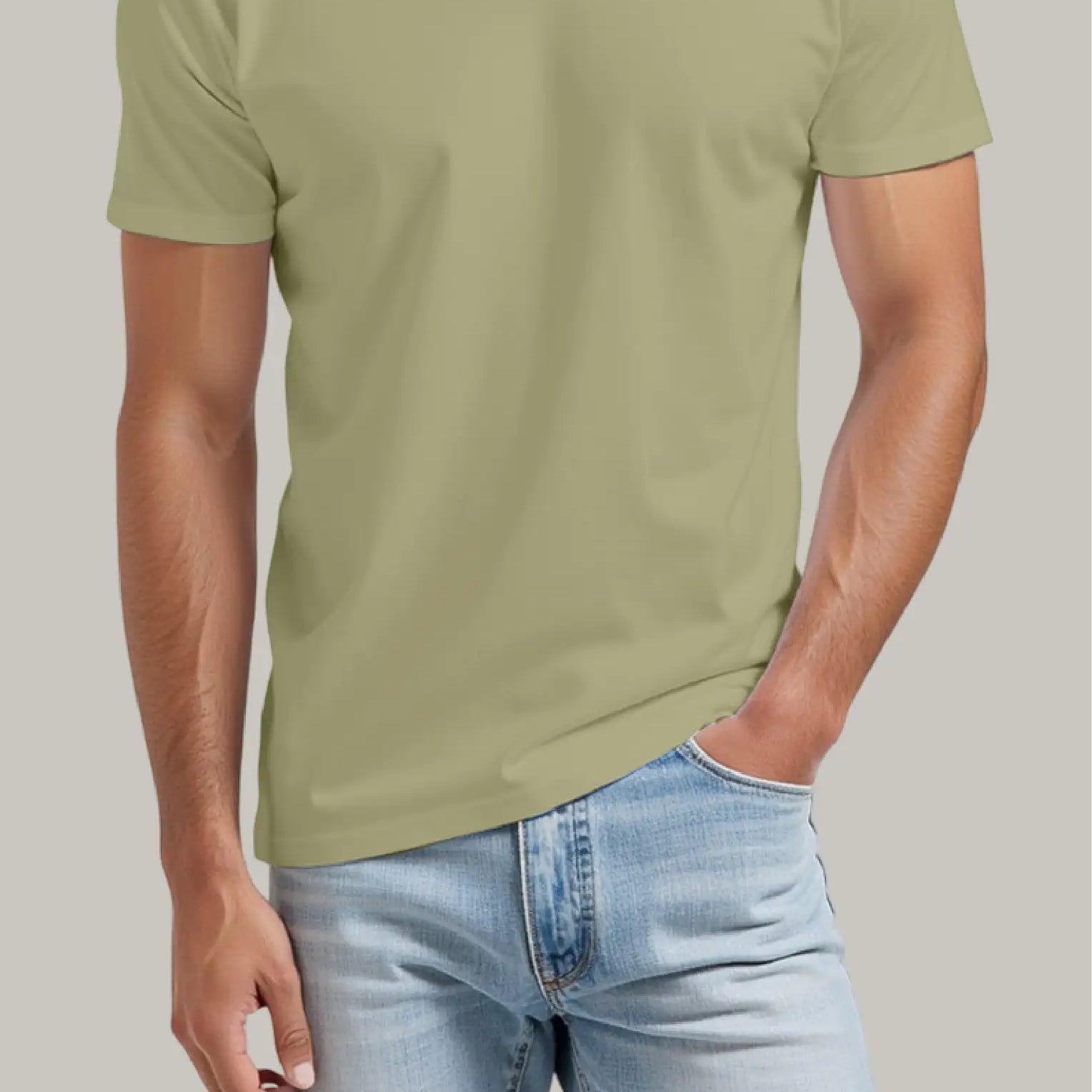 Franela Regular Hombre Cuello en V - FashionTex