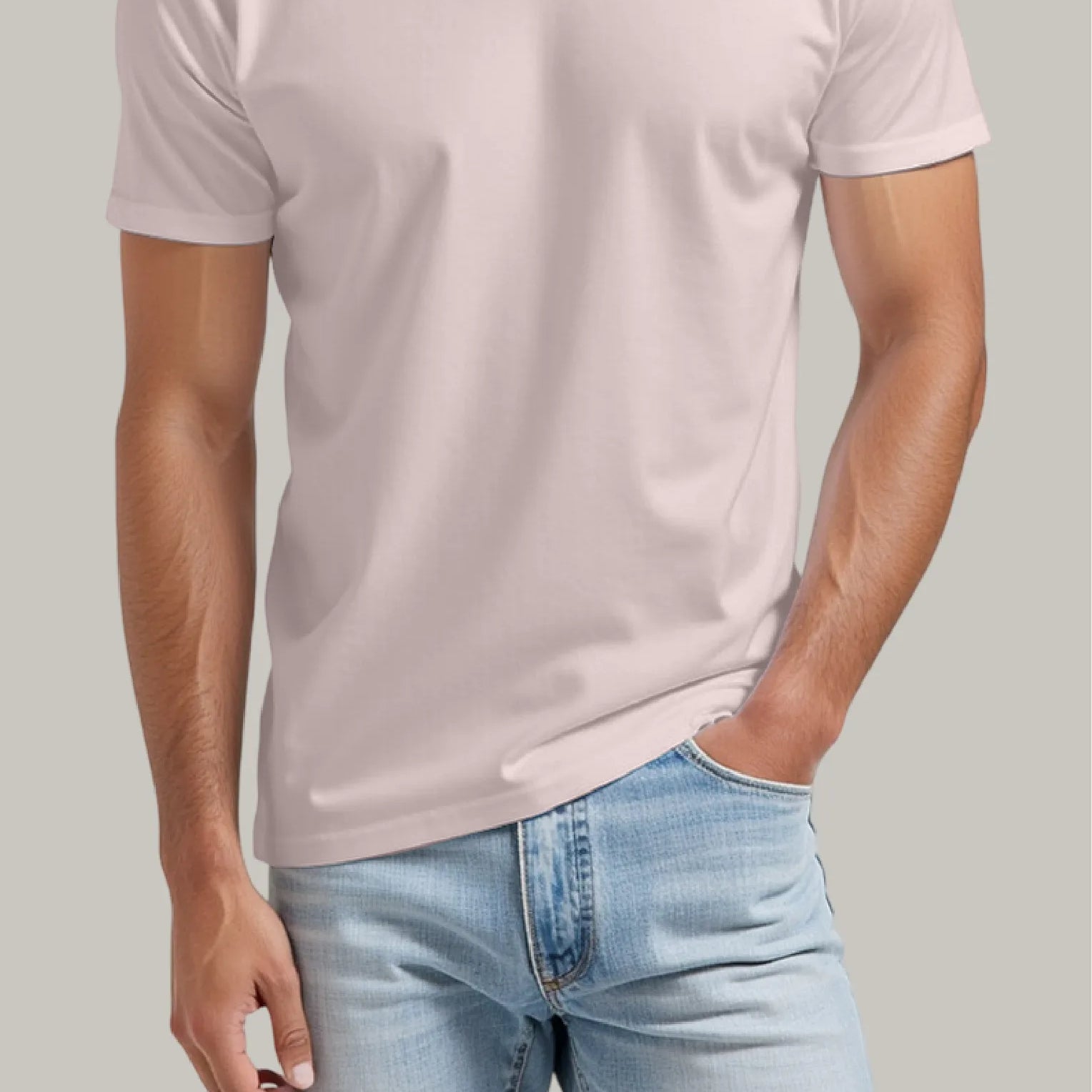 Franela Regular Hombre Cuello en V - FashionTex