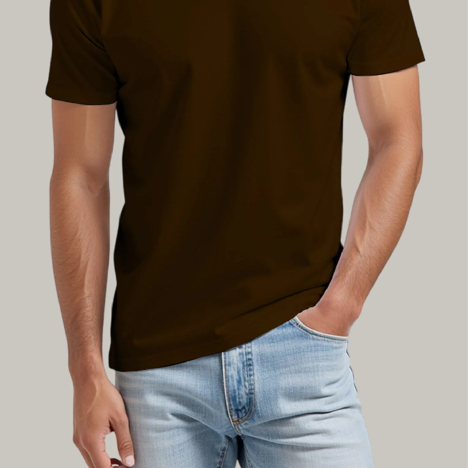 Franela Regular Hombre Cuello en V - FashionTex