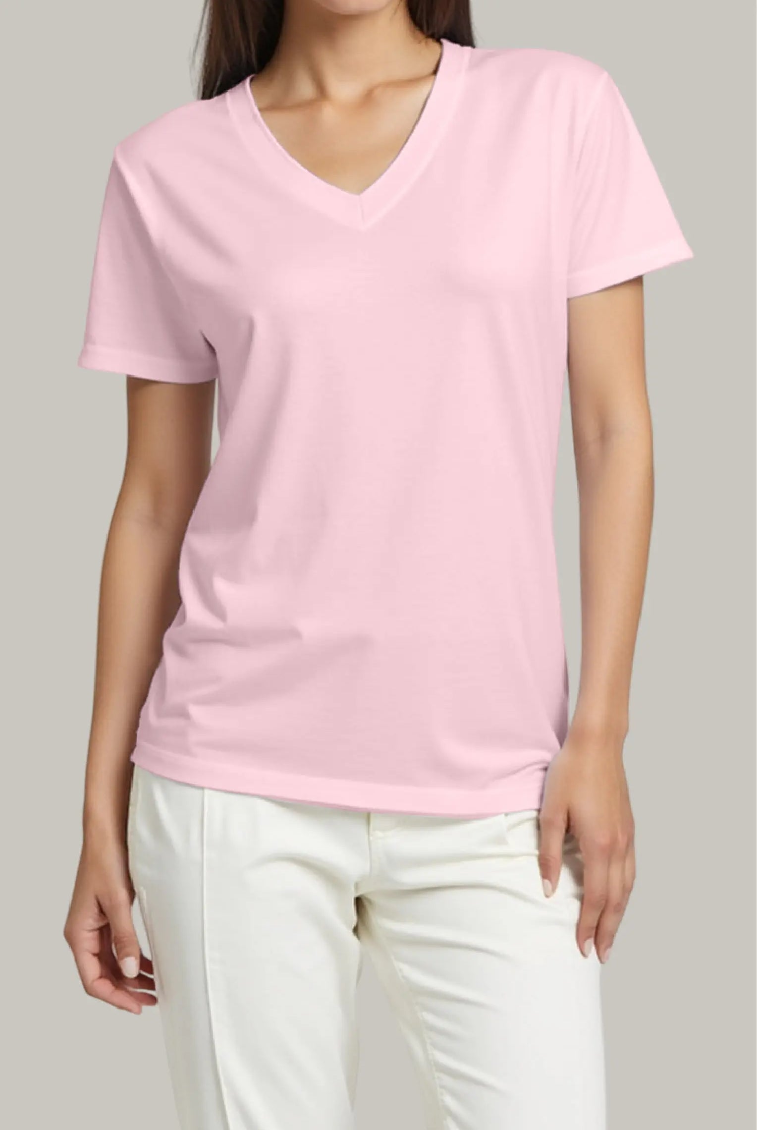 Franela Regular Mujer Cuello V - FashionTex