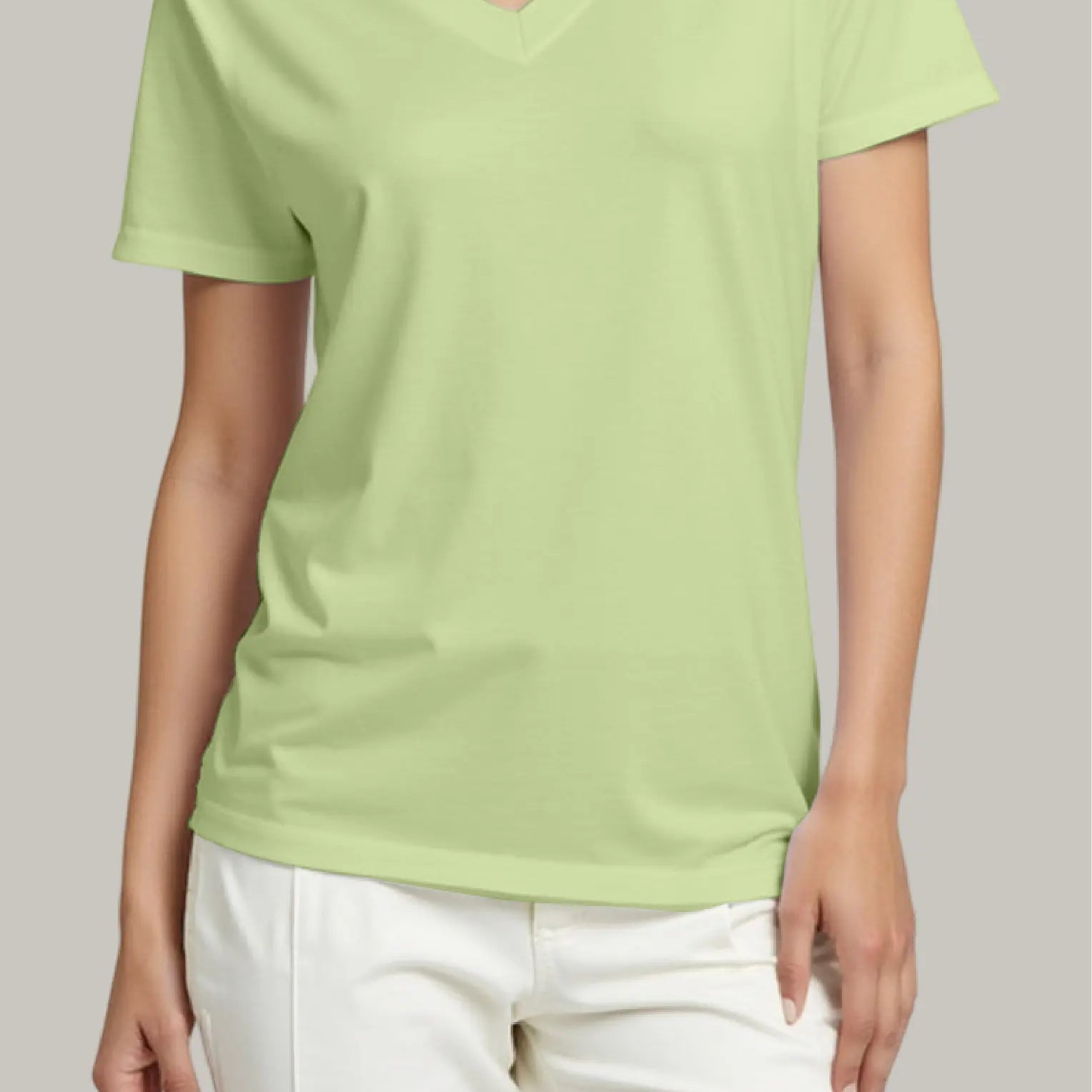 Franela Regular Mujer Cuello V - FashionTex