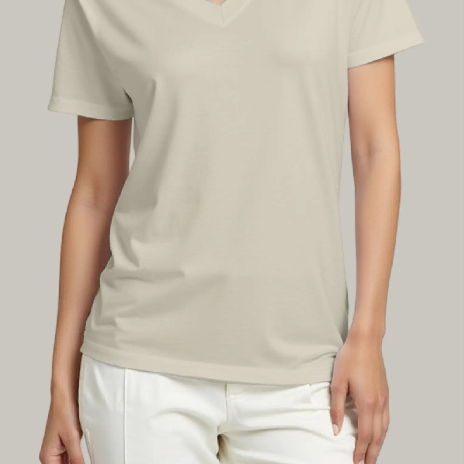 Franela Regular Mujer Cuello V - FashionTex