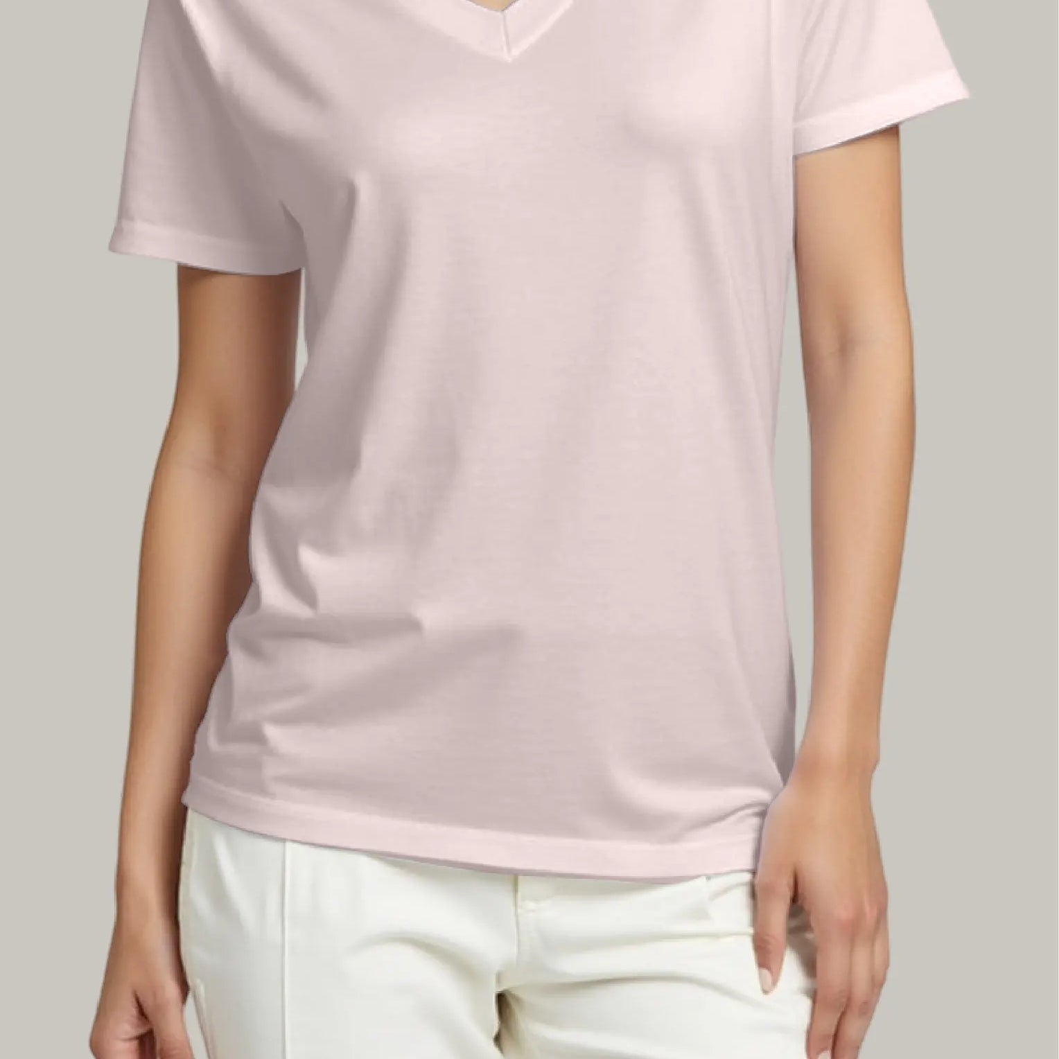 Franela Regular Mujer Cuello V - FashionTex