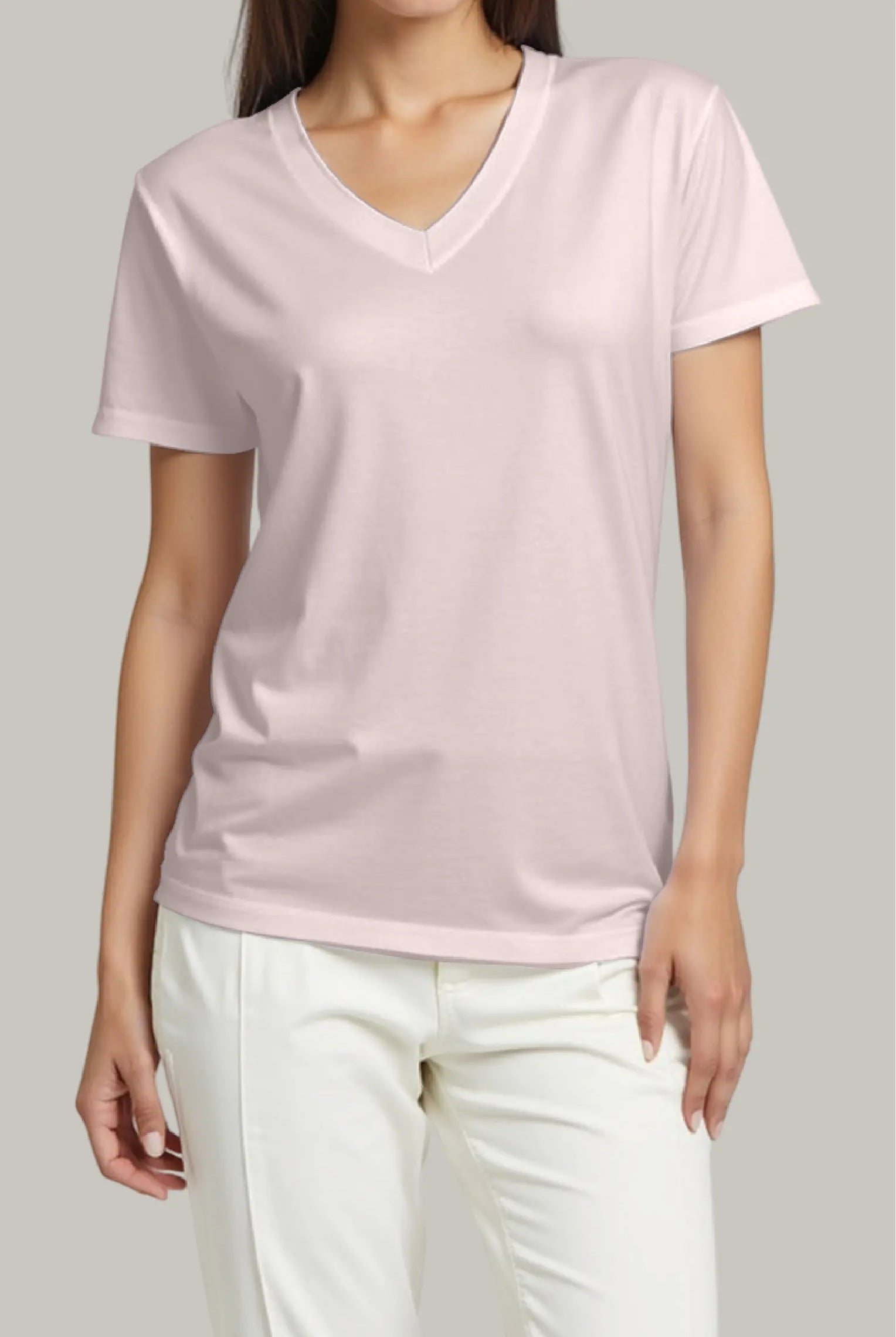 Franela Regular Mujer Cuello V - FashionTex