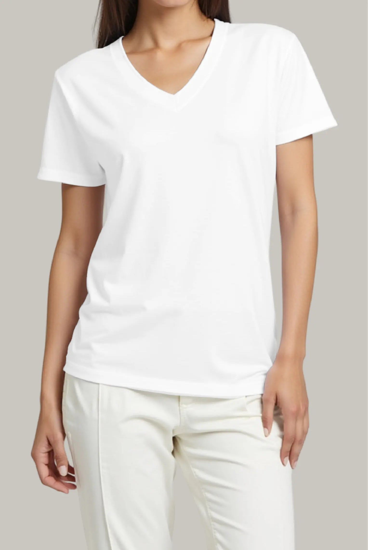 Franela Regular Mujer Cuello V - FashionTex