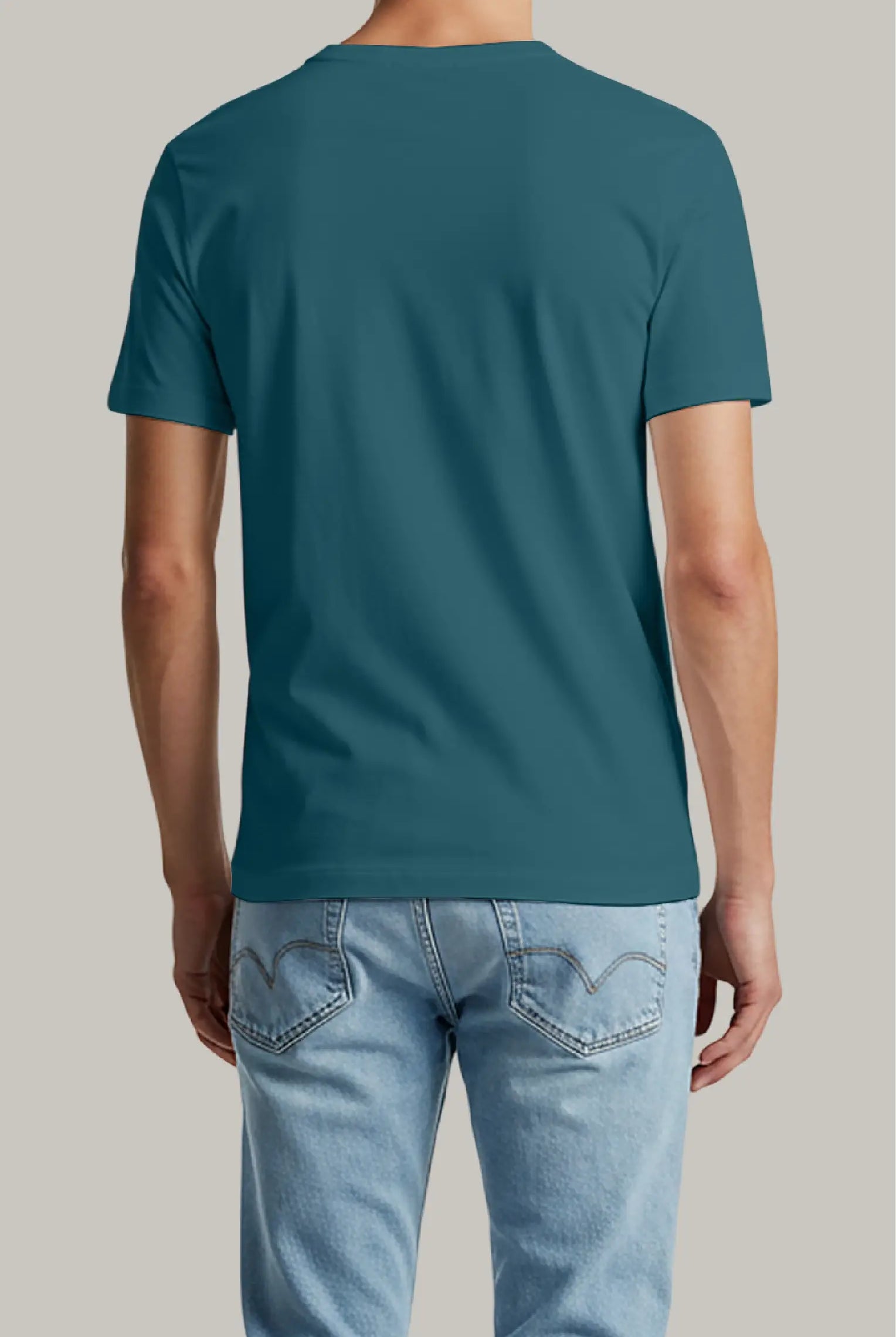 Franela Regular Hombre Cuello en V - FashionTex