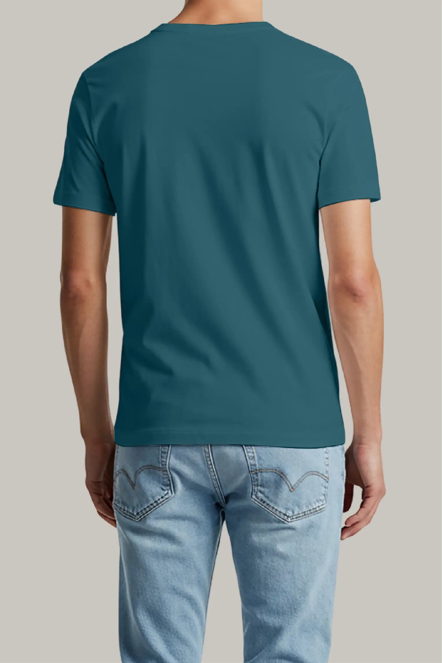 Franela Regular Hombre Cuello en V - FashionTex