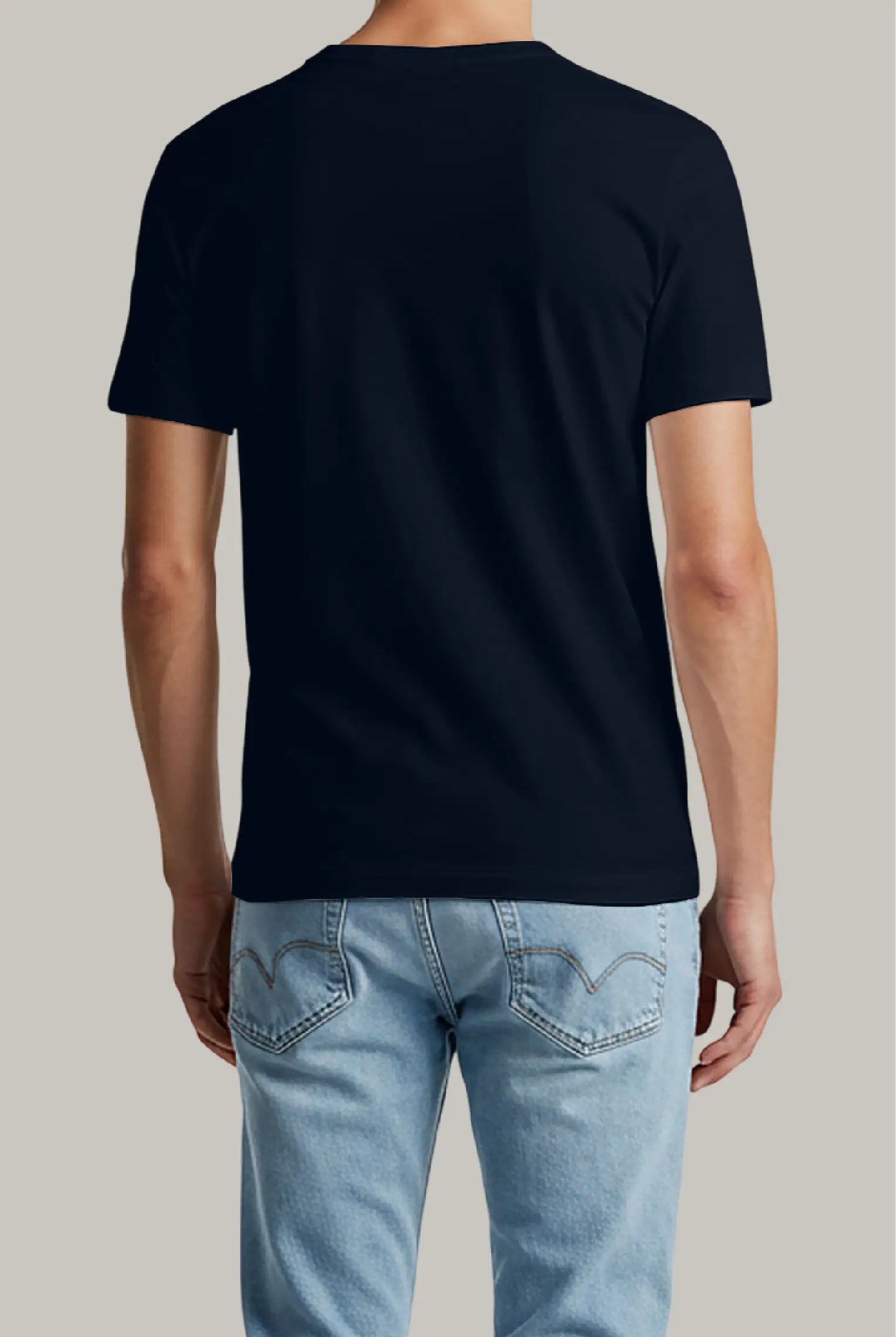 Franela Regular Hombre Cuello en V - FashionTex