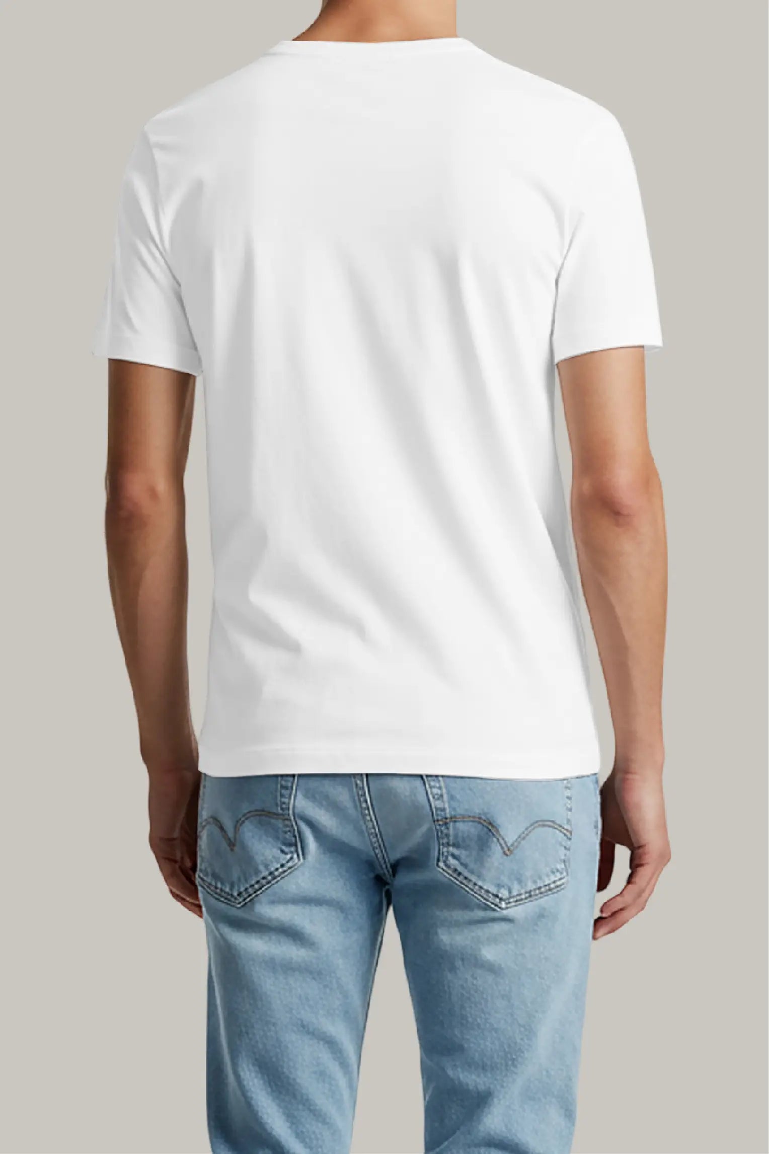 Franela Regular Hombre Cuello en V - FashionTex