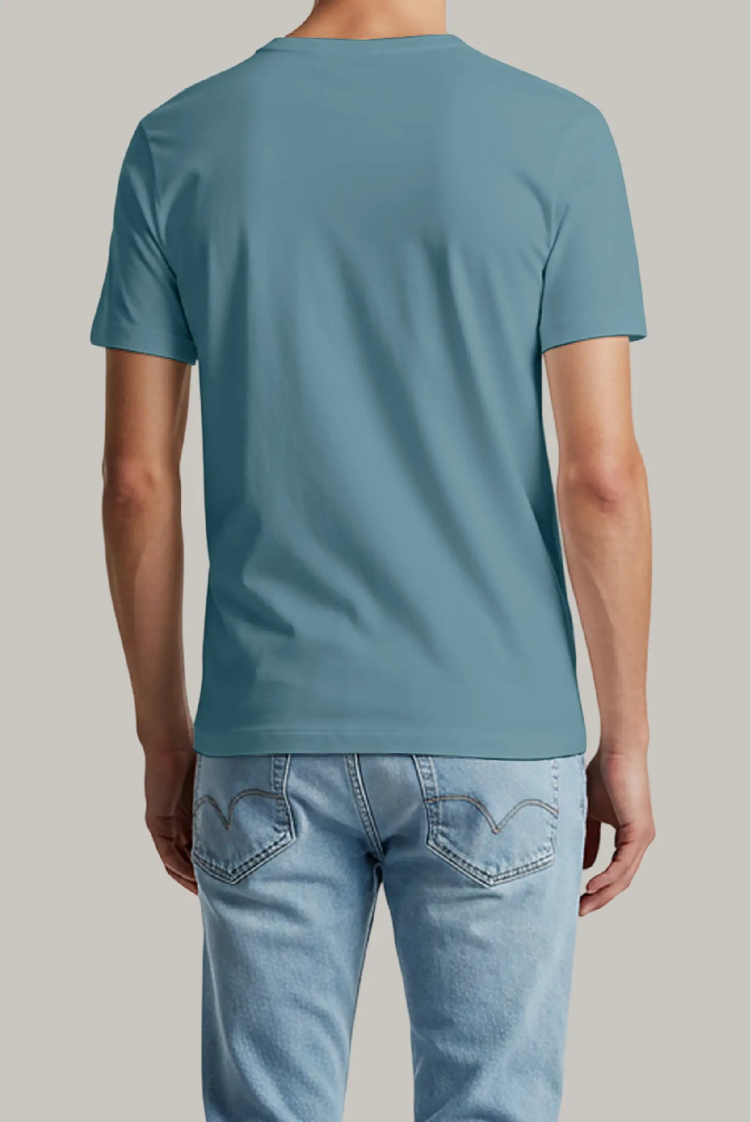 Franela Regular Hombre Cuello en V - FashionTex