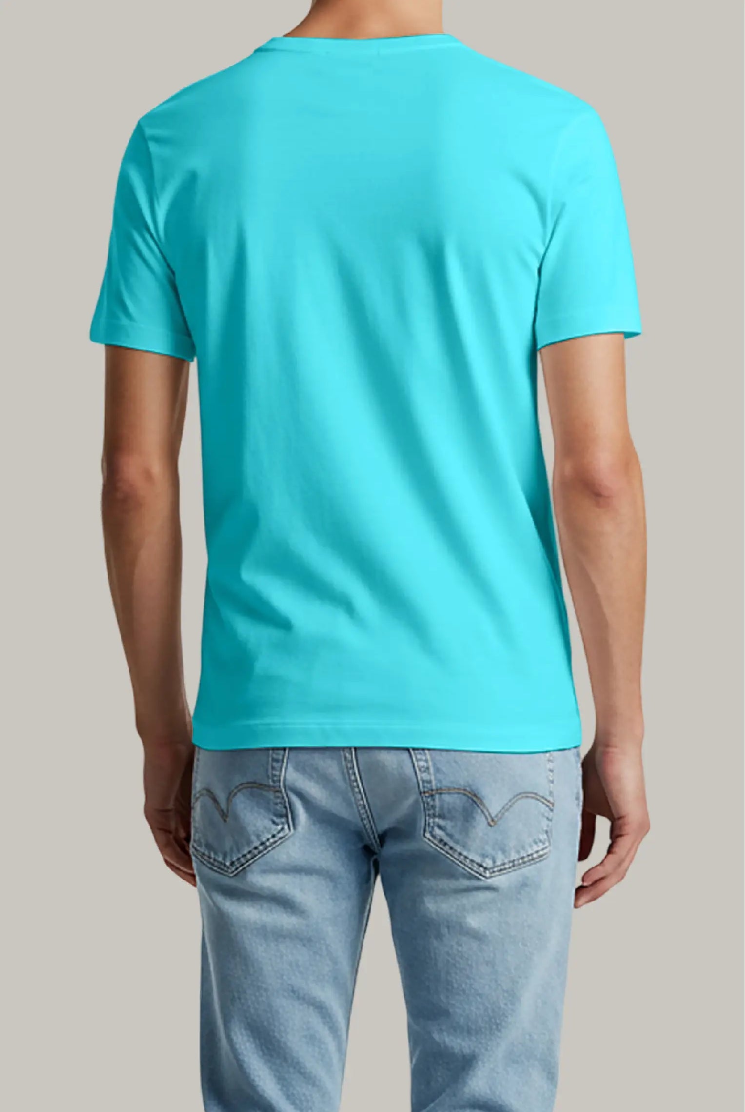 Franela Regular Hombre Cuello en V - FashionTex