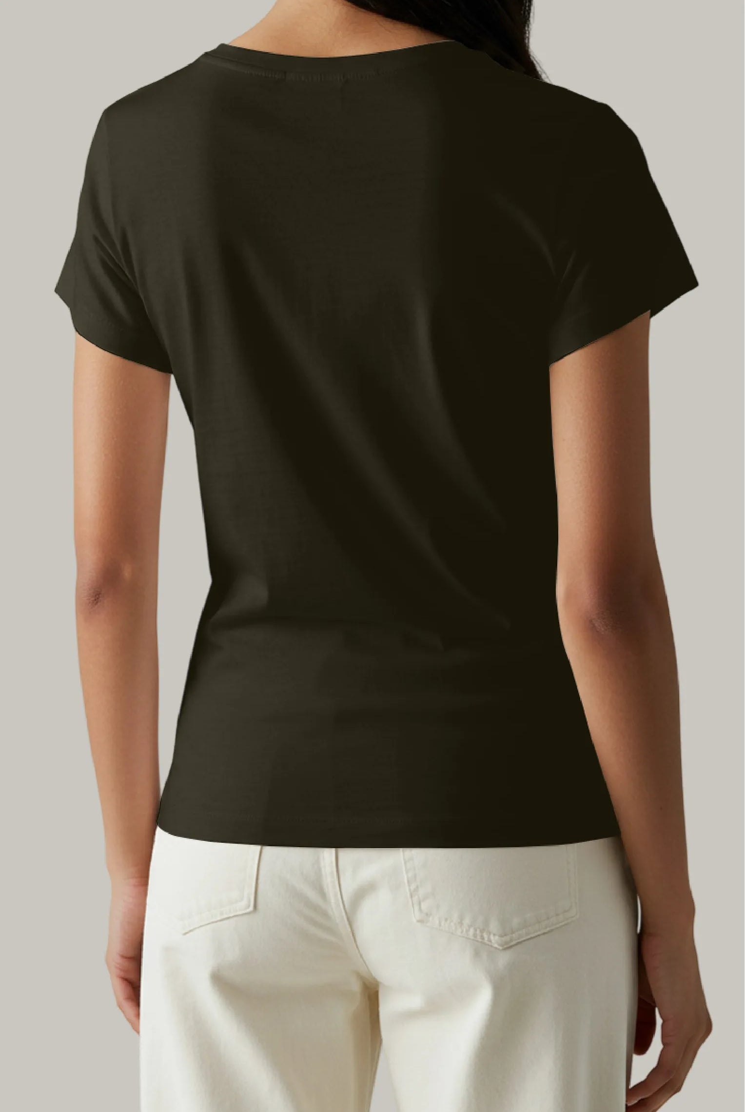 Franela Regular Mujer Cuello V - FashionTex