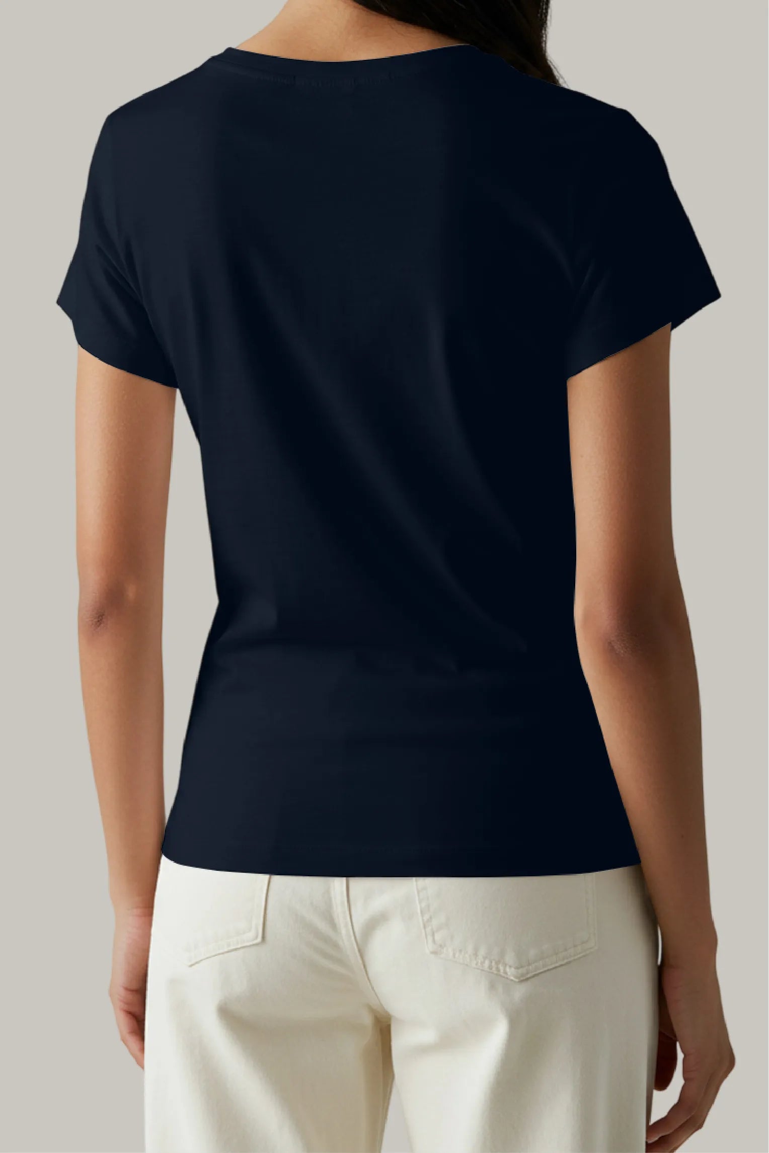 Franela Regular Mujer Cuello V - FashionTex