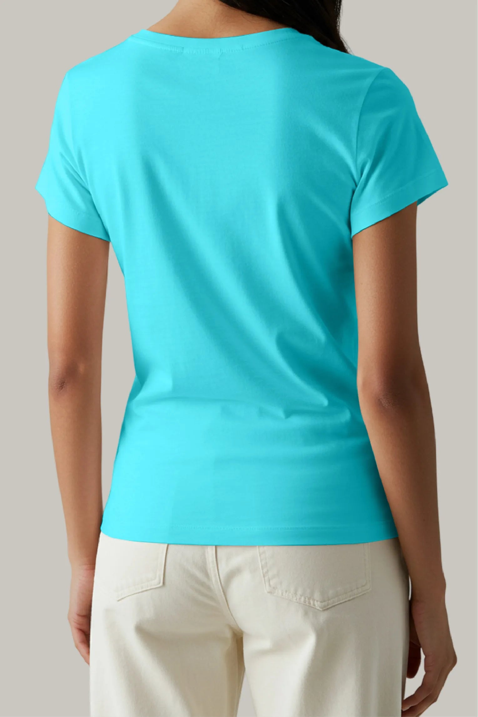 Franela Regular Mujer Cuello V - FashionTex