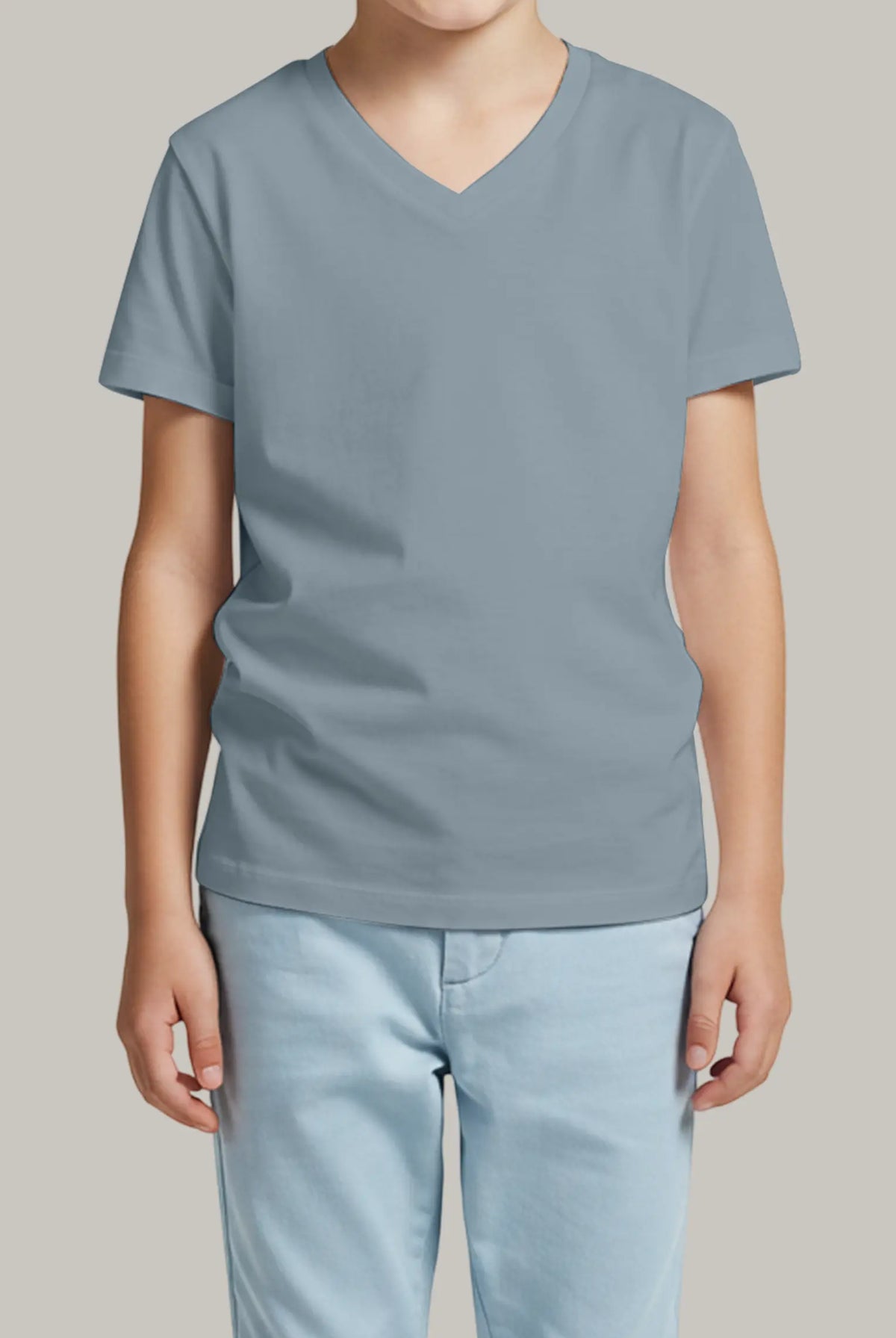 Franela Regular Kids Cuello en V - FashionTex