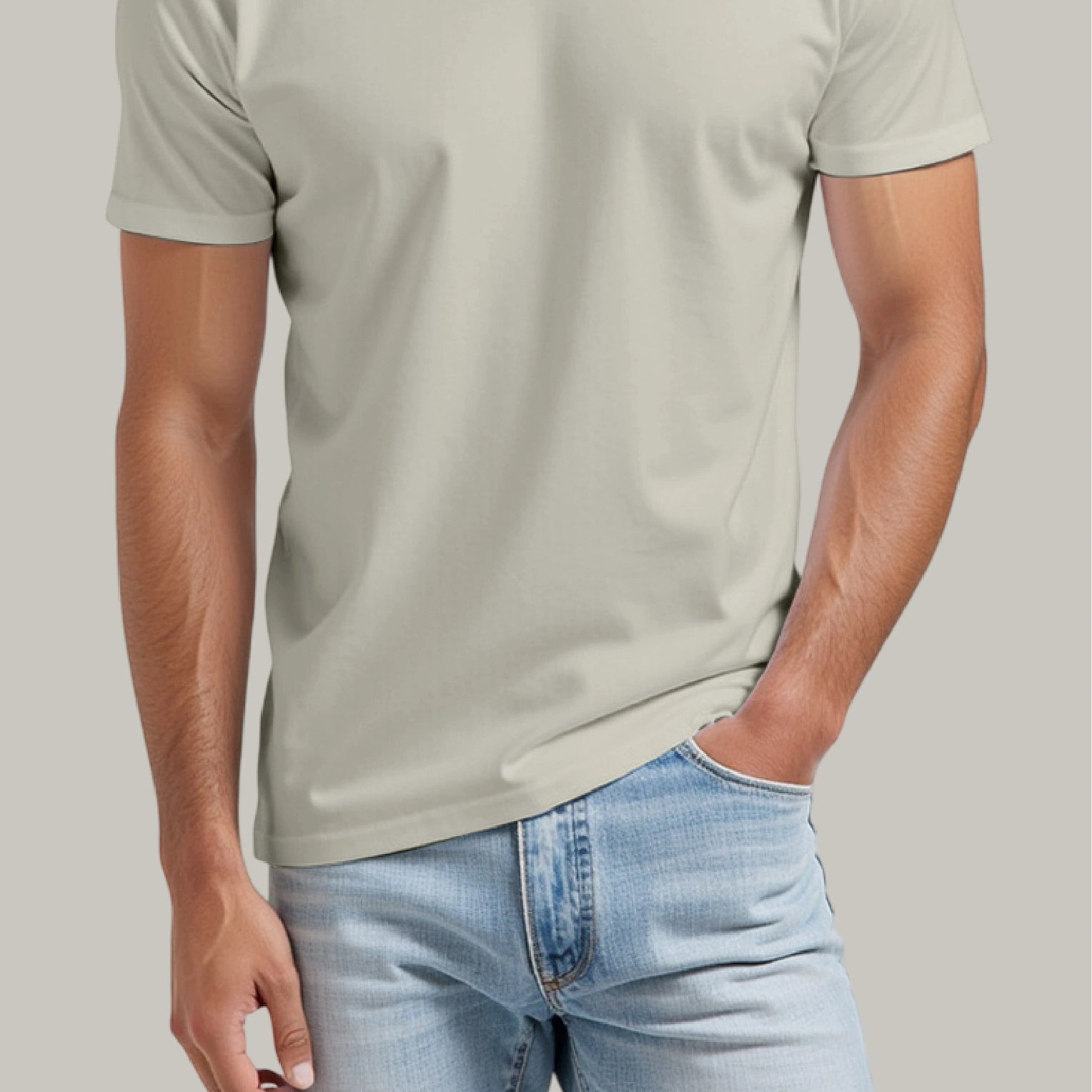 Franela Regular Hombre Cuello en V - FashionTex