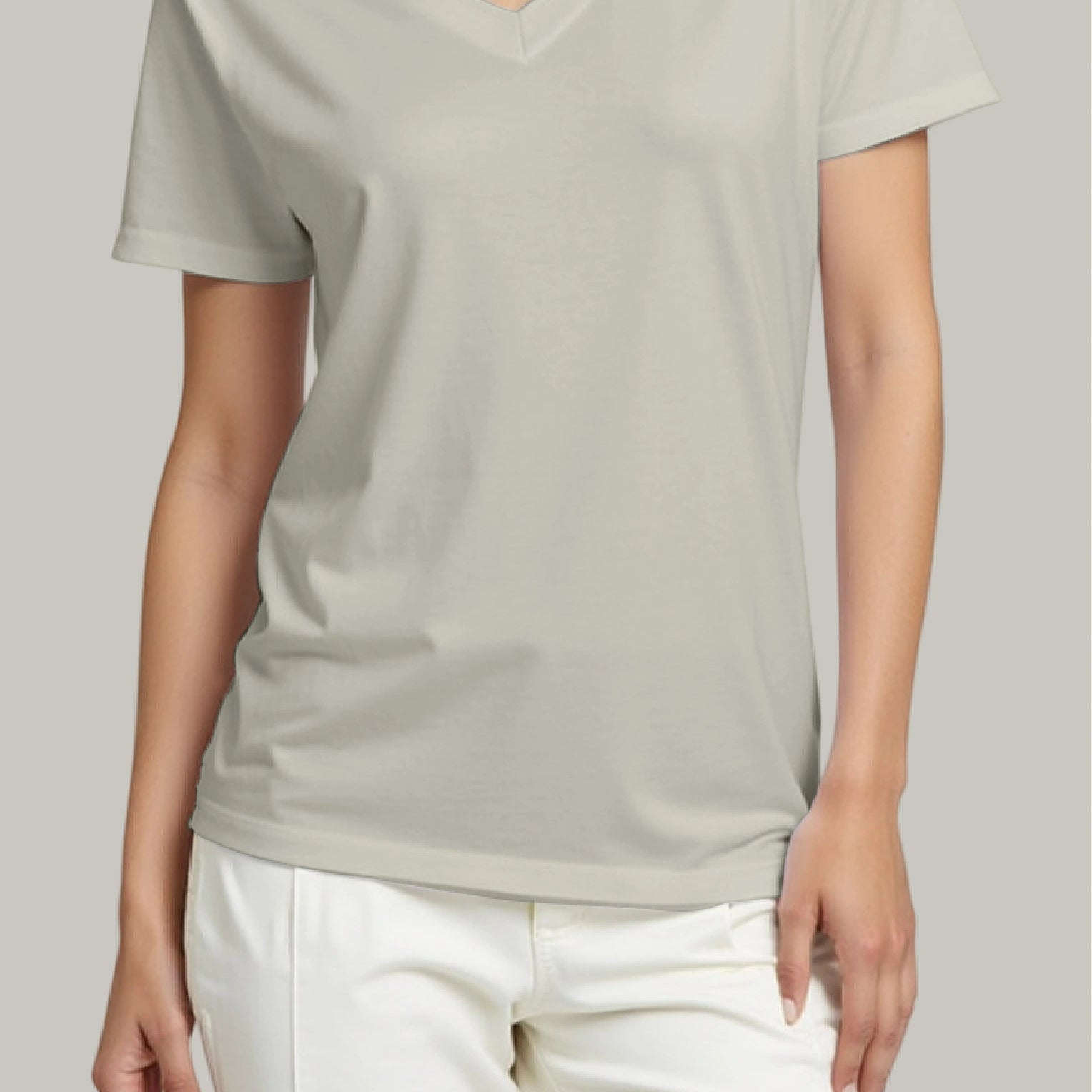 Franela Regular Mujer Cuello V - FashionTex
