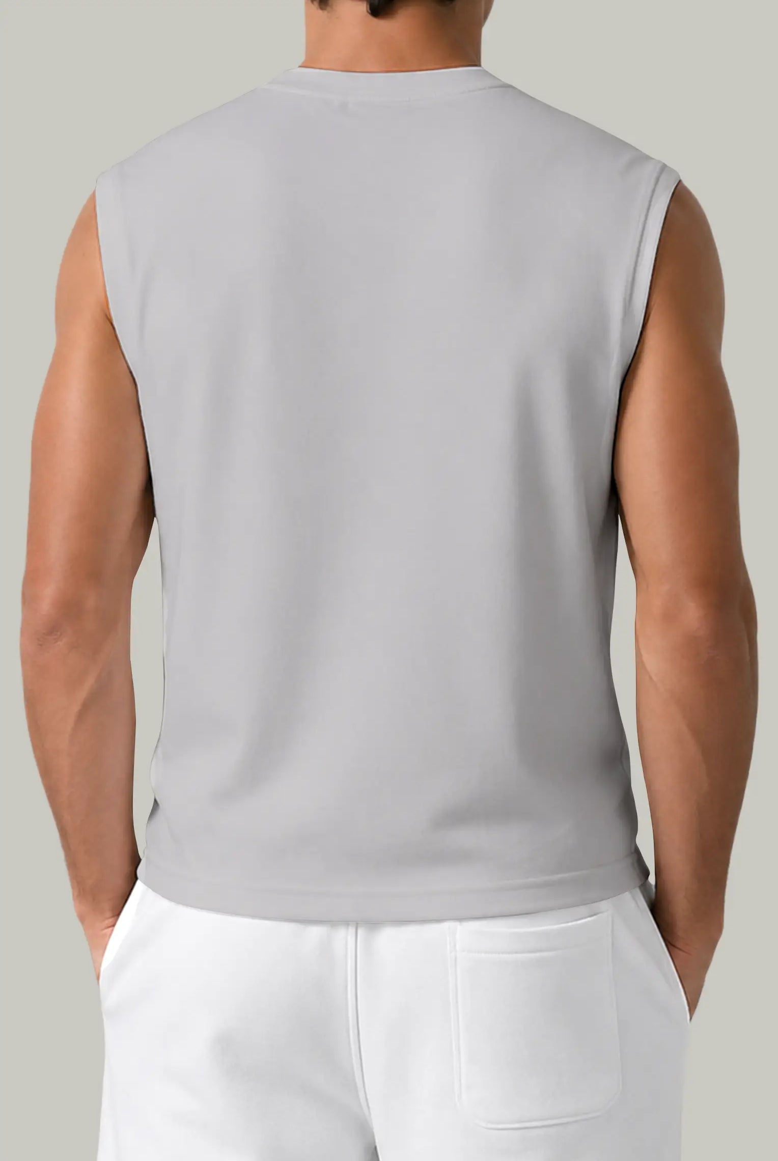 Franela Boxy Fit Sin Manga Hombre - FashionTex