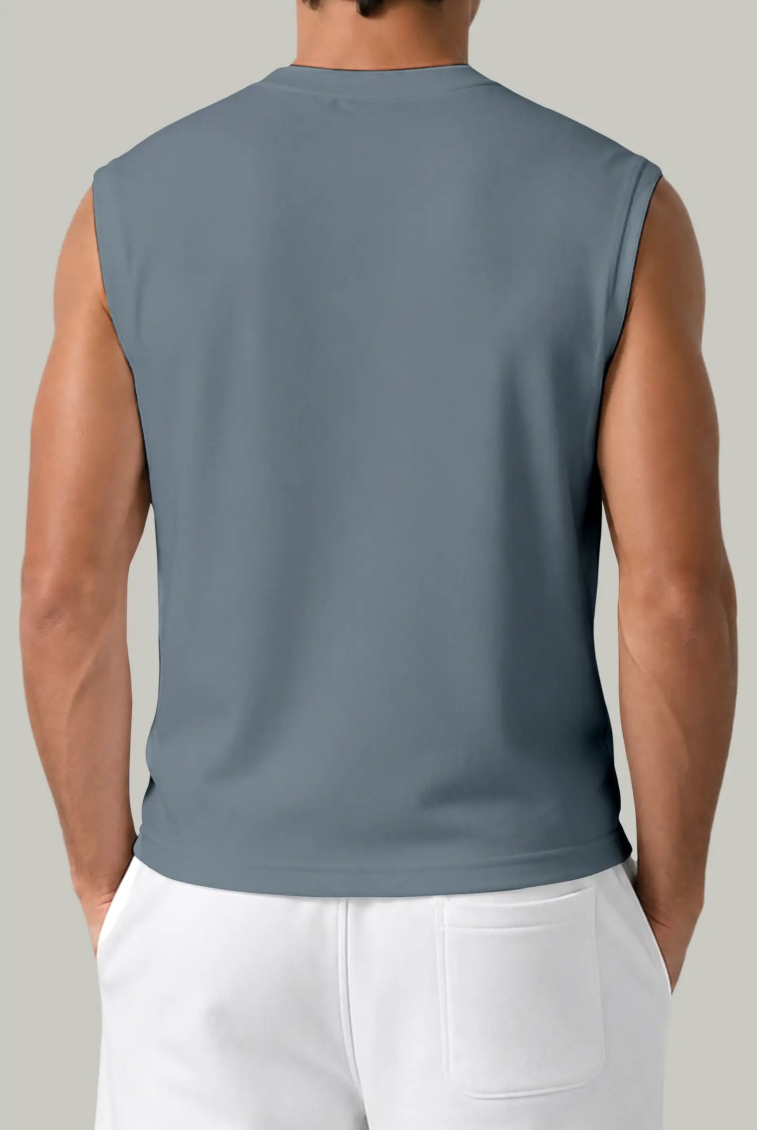 Franela Boxy Fit Sin Manga Hombre - FashionTex