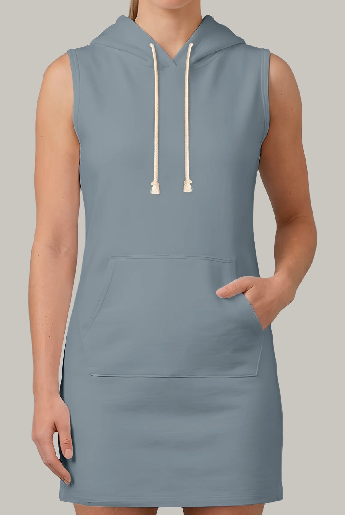 Vestido con Capucha Mujer - FashionTex