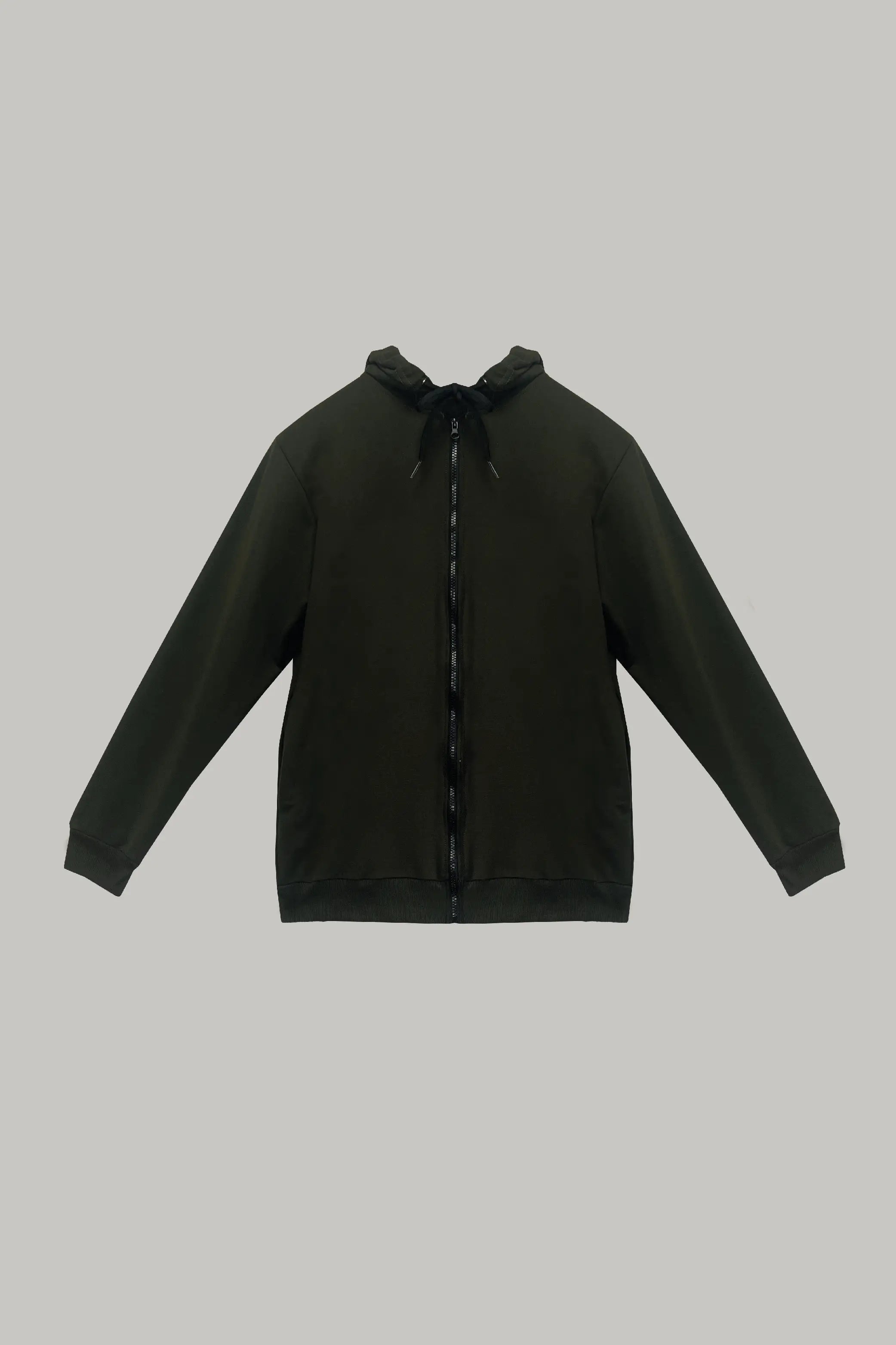 Hoodie Regular con Cierre Personalizable (8cm x 8cm) - FashionTex