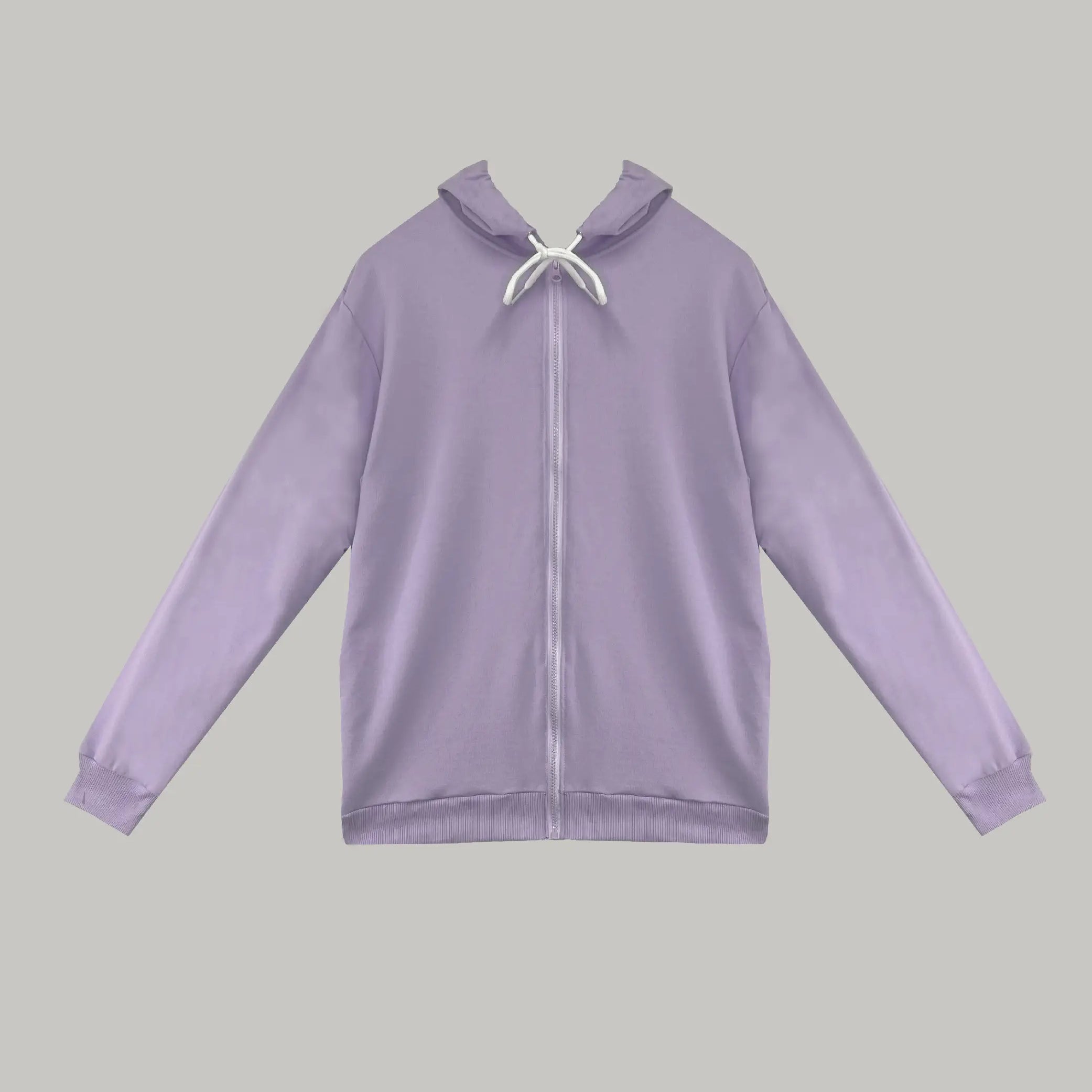 Hoodie Regular con Cierre Personalizable (8cm x 8cm) - FashionTex