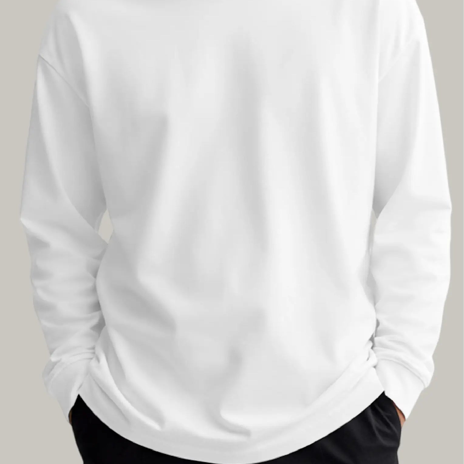 Franela Oversized HeavyWeight Manga Larga Unisex