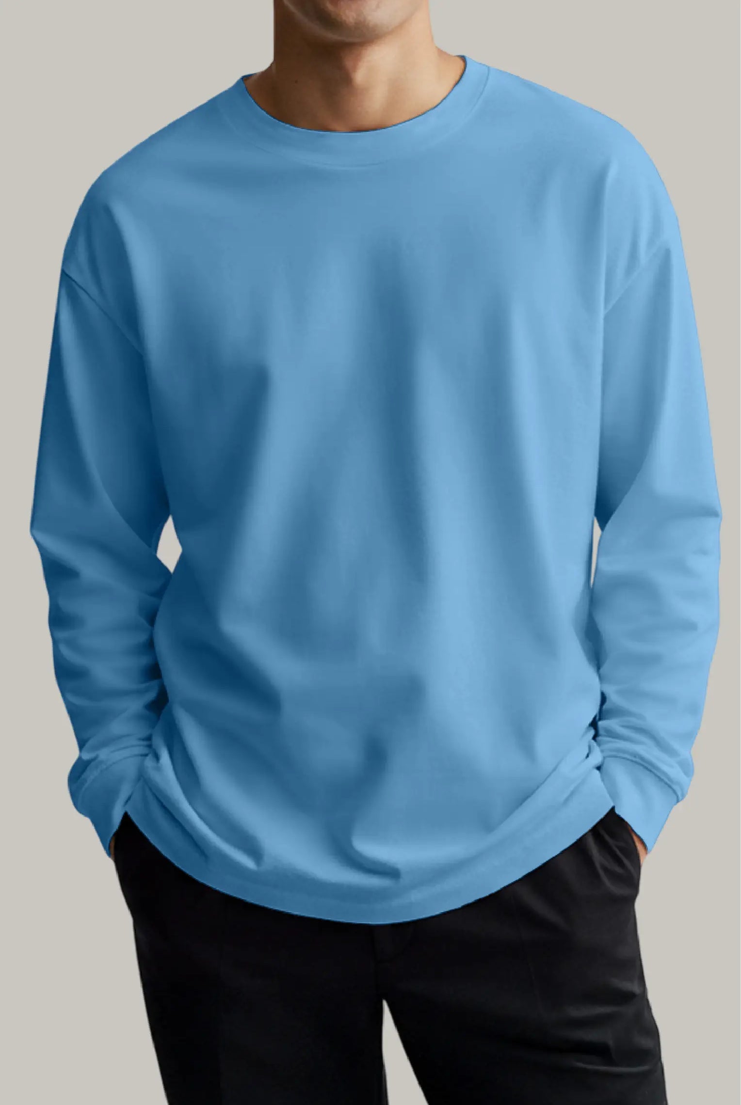 Franela Oversized HeavyWeight Manga Larga Unisex - FashionTex