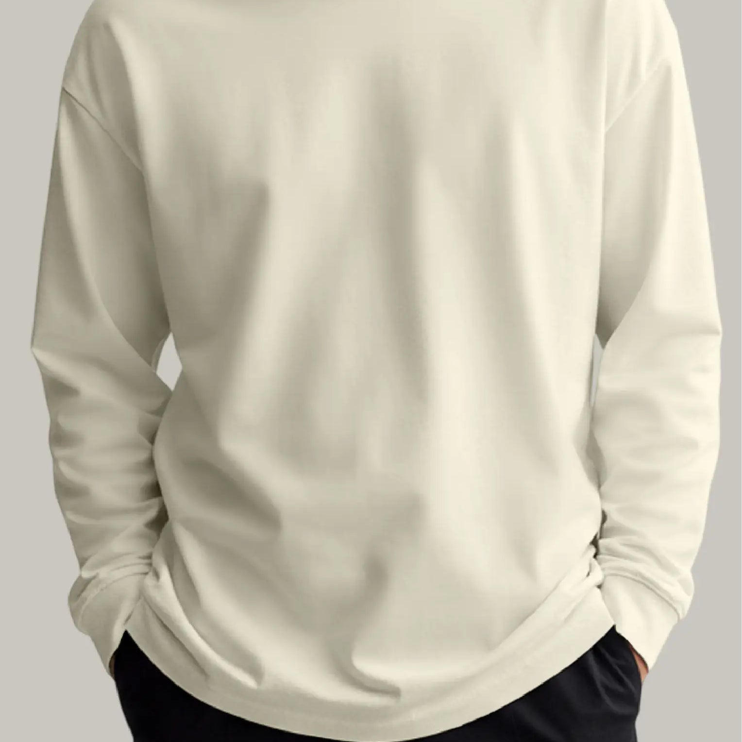 Franela Oversized HeavyWeight Manga Larga Unisex