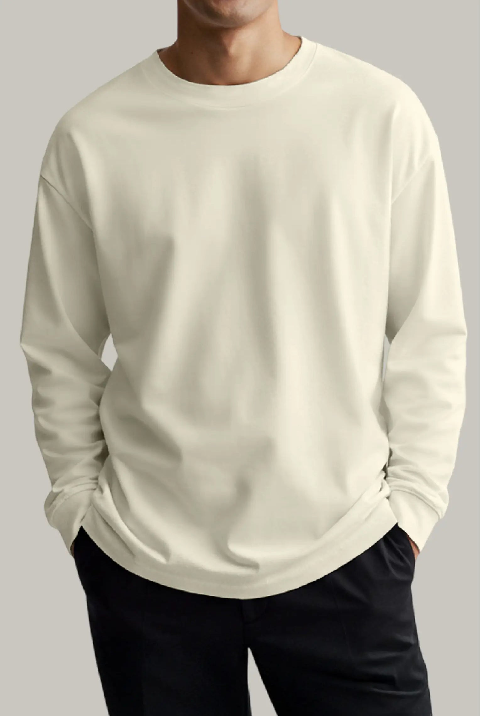 Franela Oversized HeavyWeight Manga Larga Unisex - FashionTex