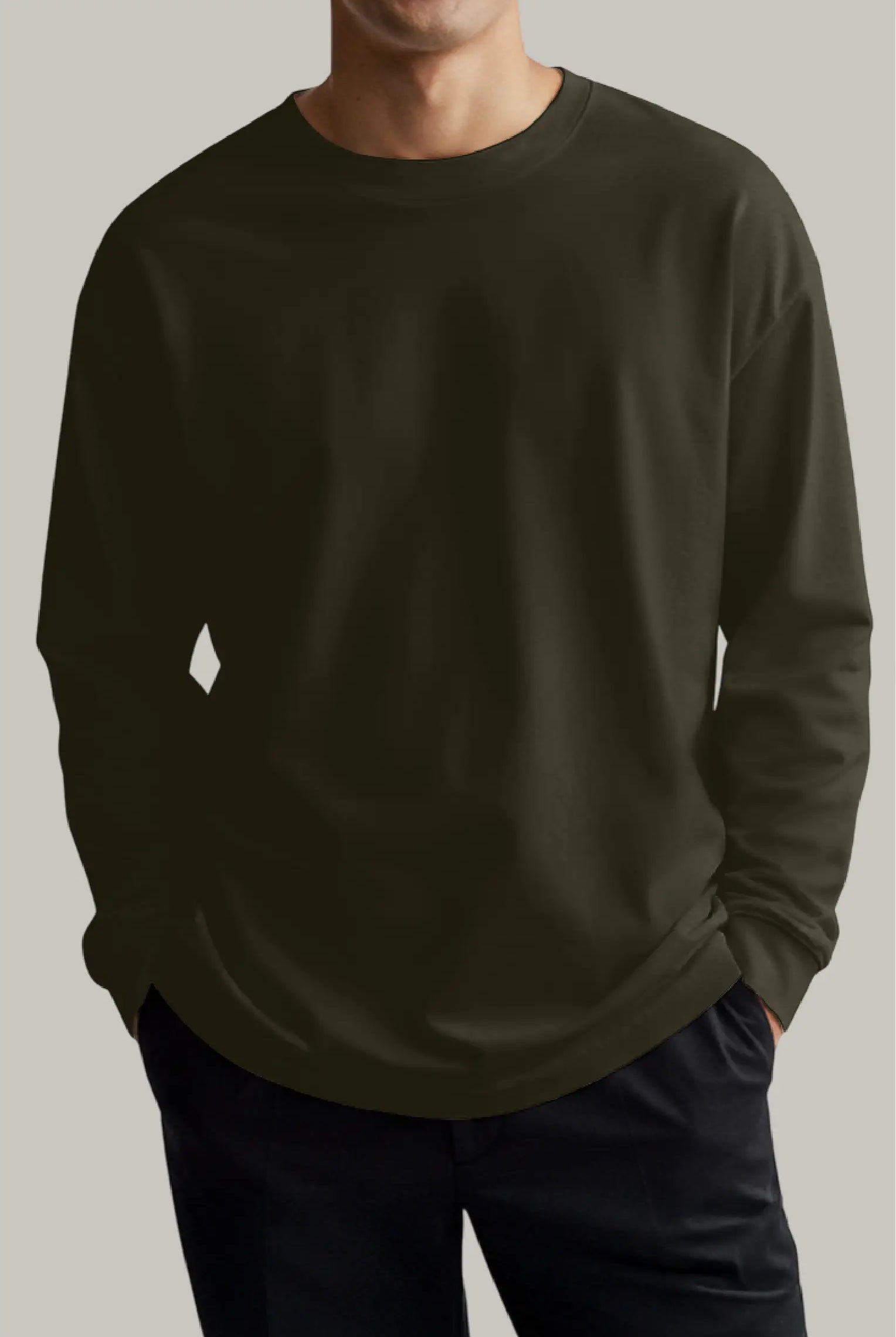 Franela Oversized HeavyWeight Manga Larga Unisex - FashionTex