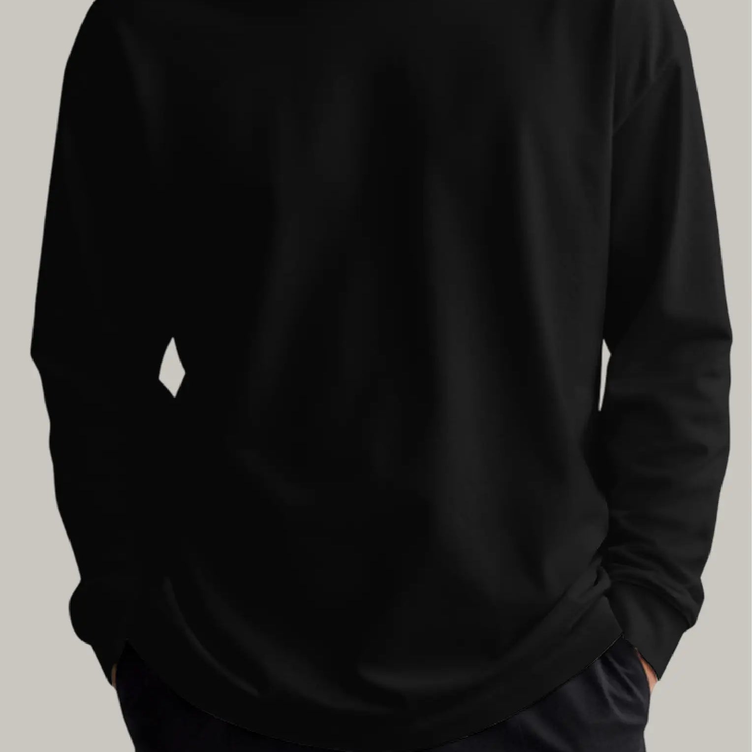 Franela Oversized HeavyWeight Manga Larga Unisex