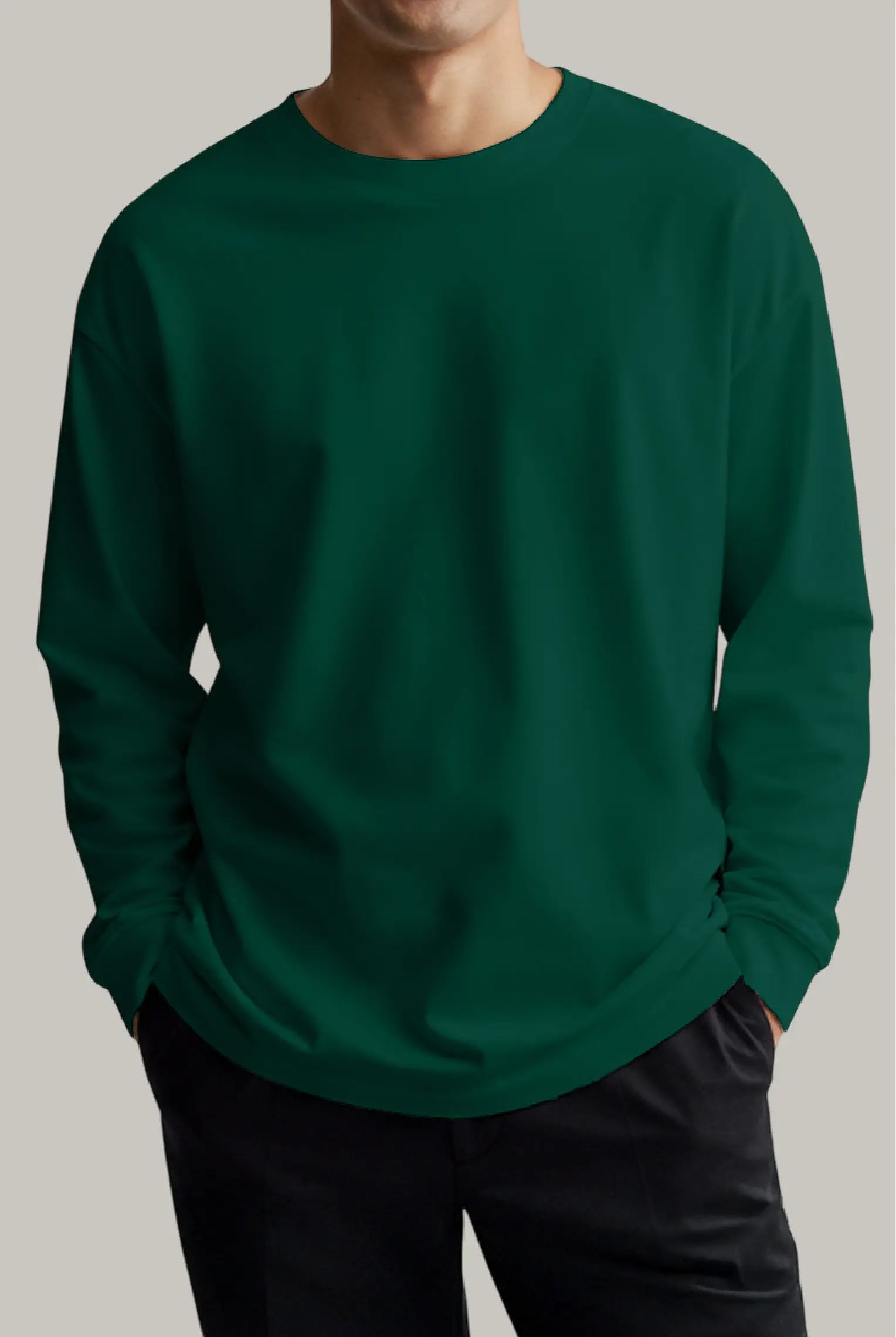 Franela Oversized HeavyWeight Manga Larga Unisex - FashionTex